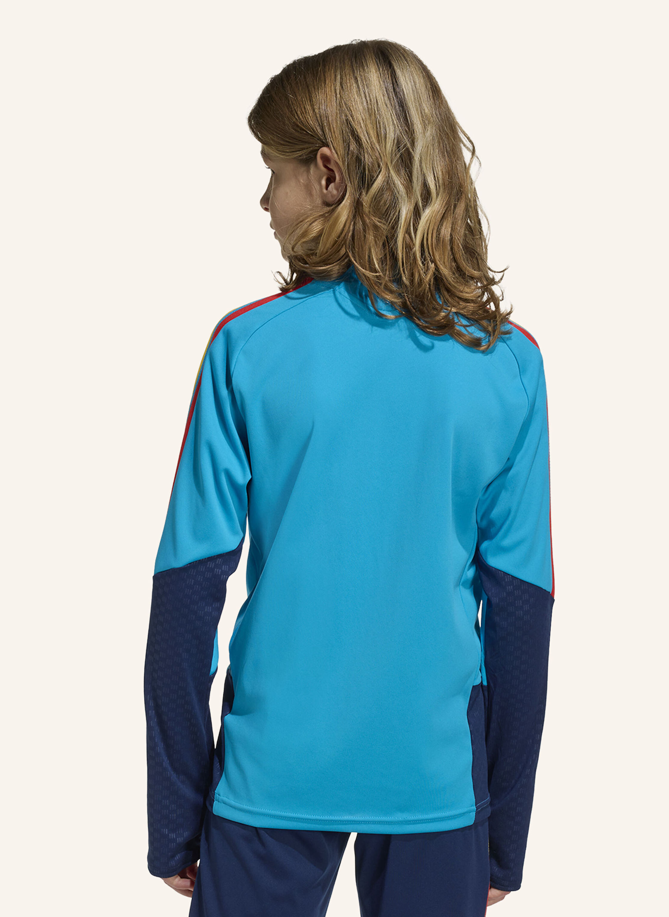 Thumbnail - Adidas Spanien 26 Tiro Trainingsoberteil Kinder blau