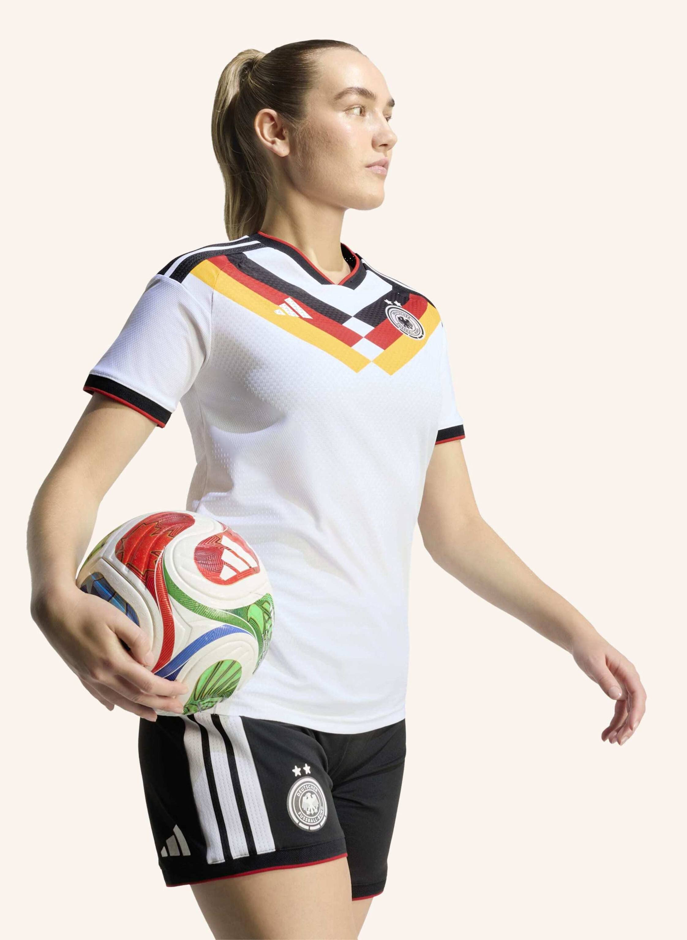 Thumbnail - Adidas Deutschland 26 Authentic Heimtrikot Frauenteam weiss