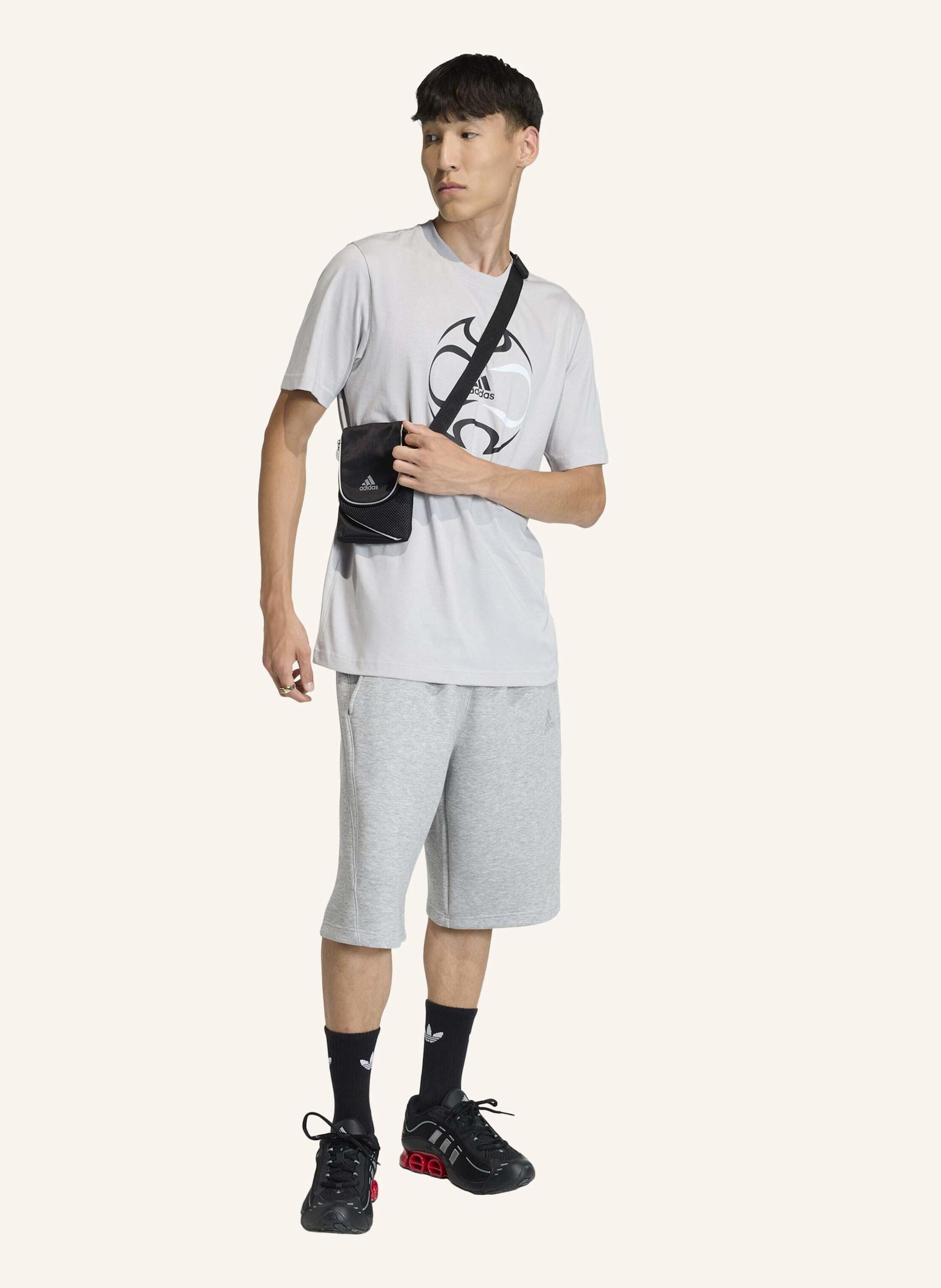 Thumbnail - Adidas Originals Spacer Cutline Crew Shorts grau
