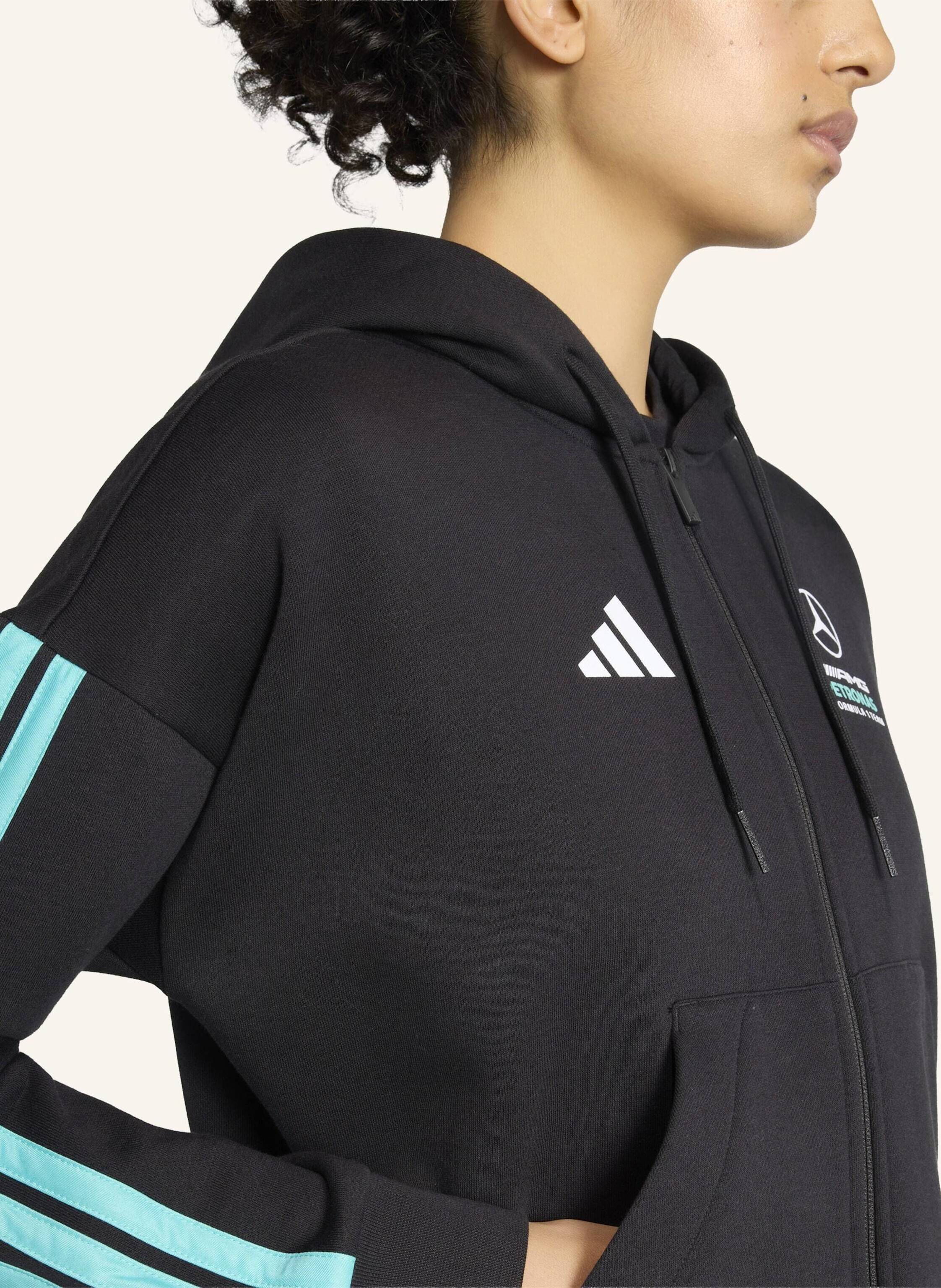 Thumbnail - Adidas Mercedes-Amg Petronas Formula 1 Team Dna Kapuzenjacke schwarz