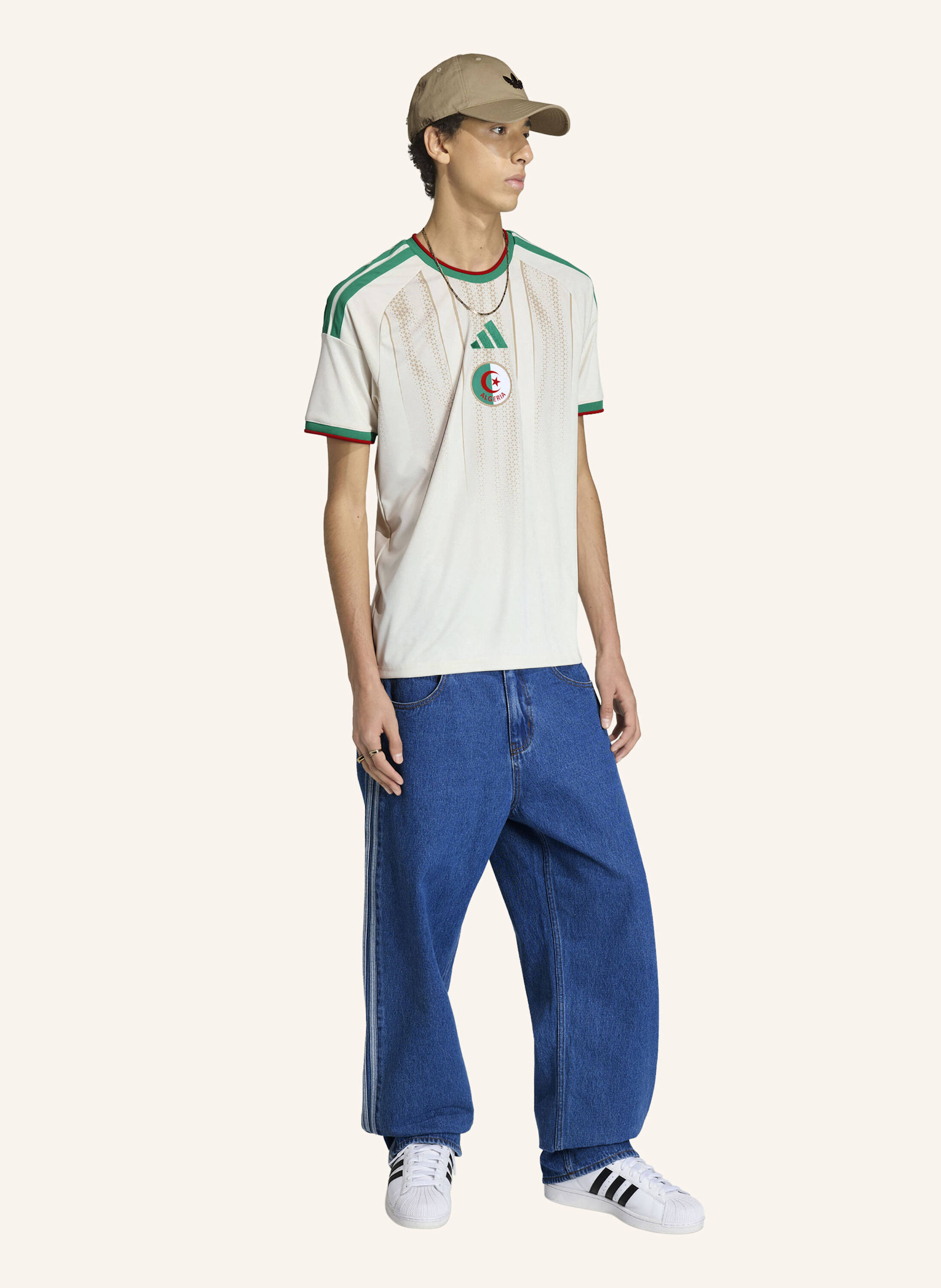 Thumbnail - Adidas Algerien 26 Heimtrikot weiss