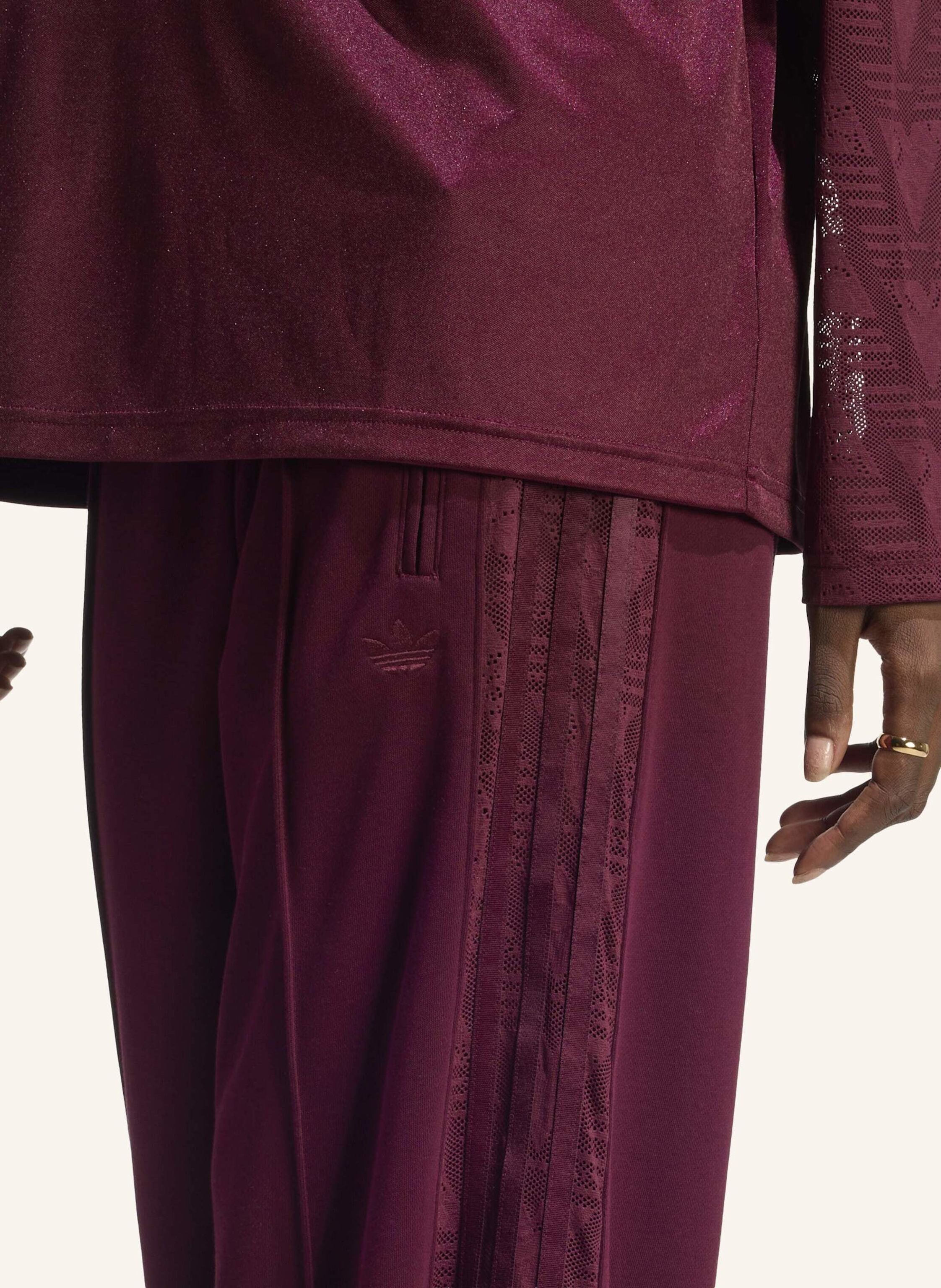 Thumbnail - Adidas Originals Firebird Lace Jogginghose rot