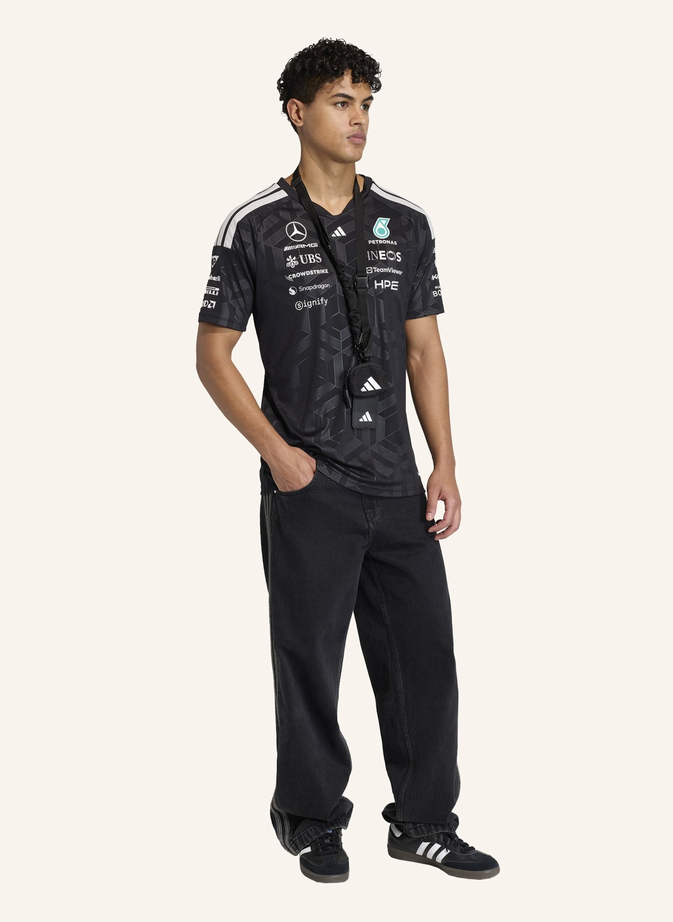 Thumbnail - Adidas Mercedes - Amg Petronas Formula 1 Team Driver Trikot schwarz