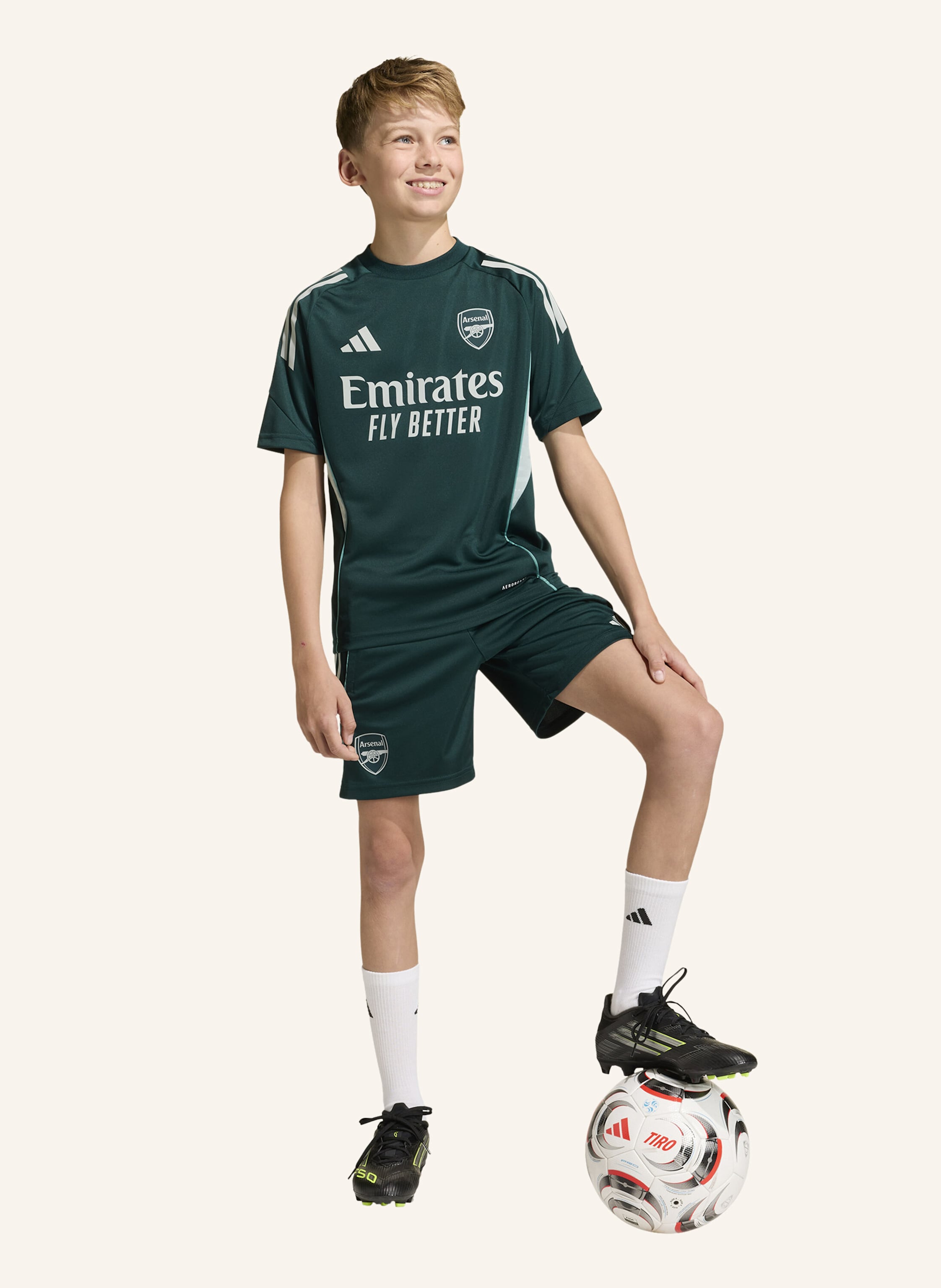 Thumbnail - Adidas Fc Arsenal Tiro 25 Competition Kids Trainingstrikot gruen