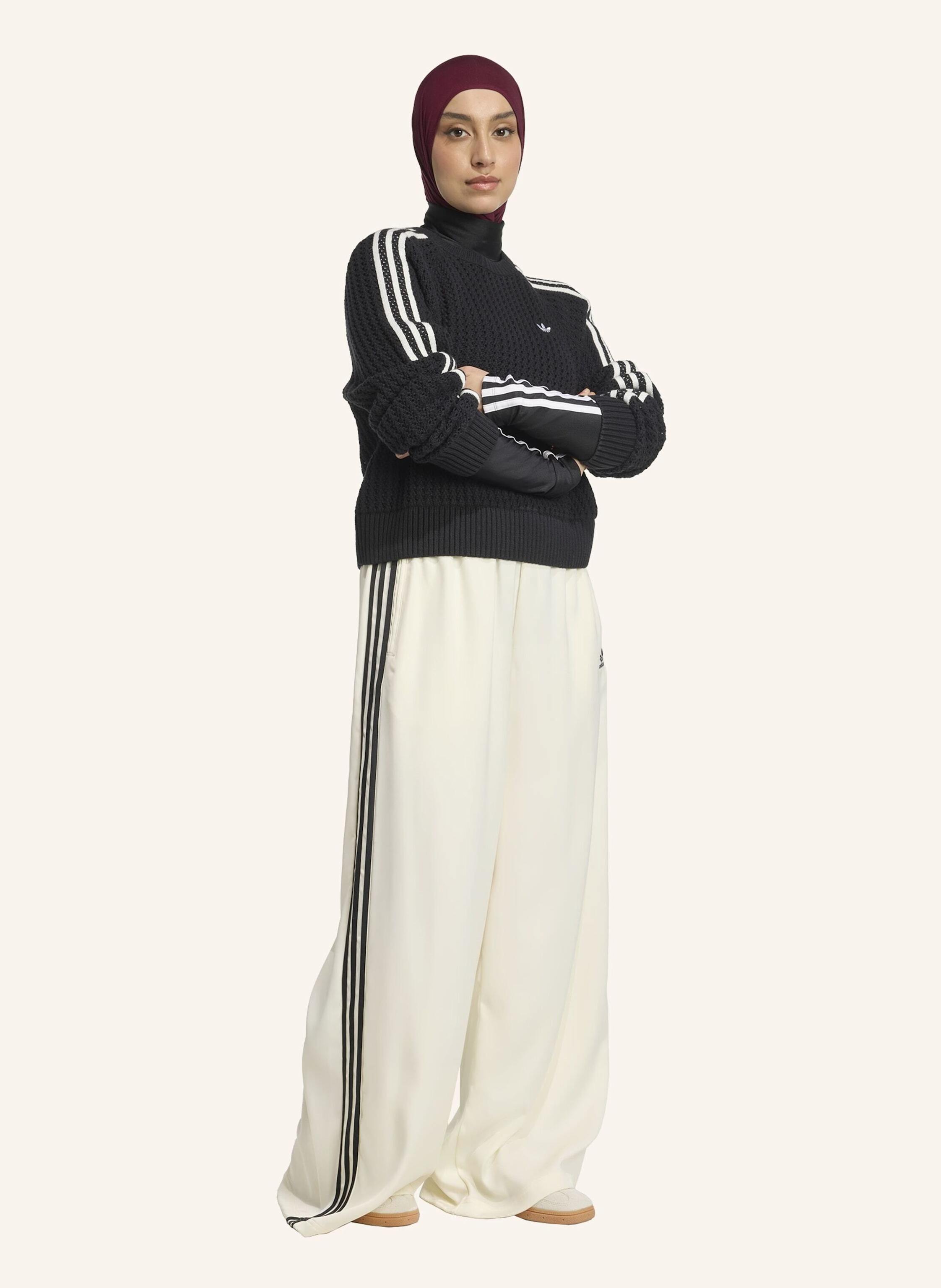 Thumbnail - Adidas Originals Track Pants Adicolor Satin Wide Leg weiss