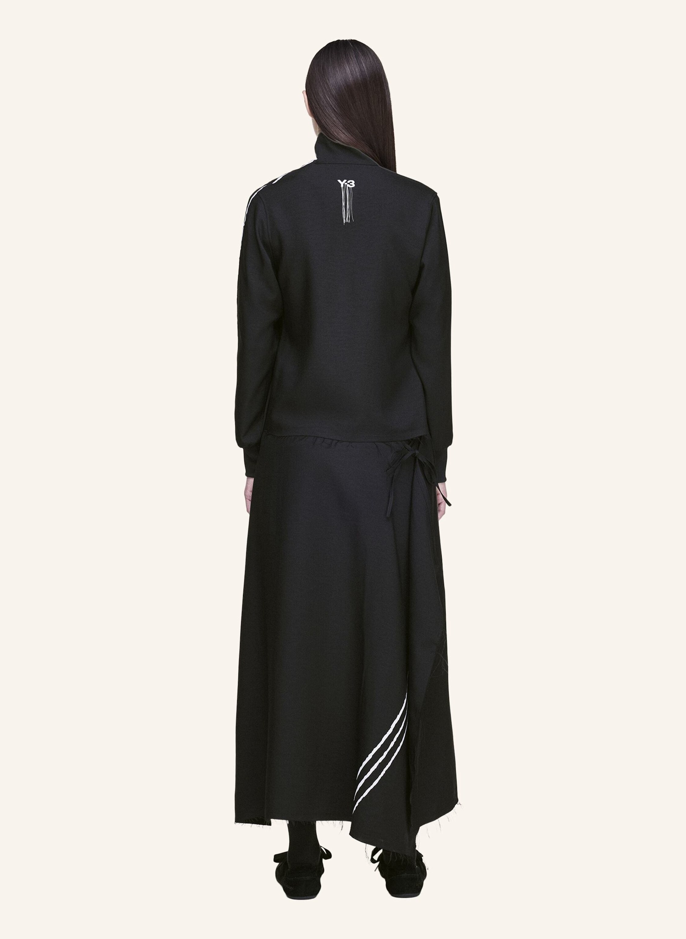 Thumbnail - Y-3 Y-3 Sport Uniform Raw Cut 3-Streifen Trainingsjacke schwarz