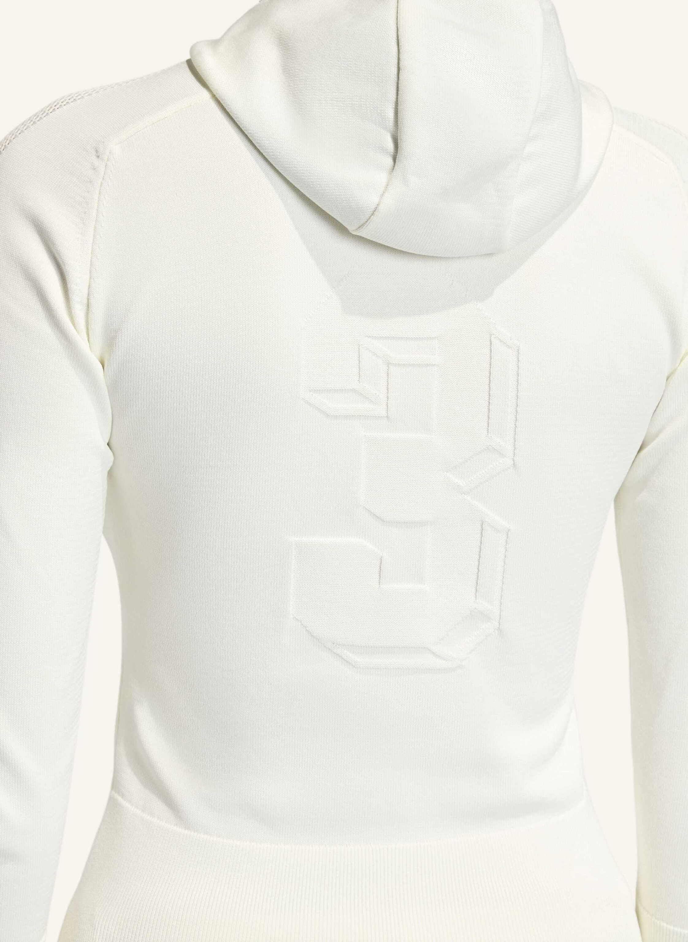 Thumbnail - Adidas Originals Knitted Hooded Long Sleeve Pullover weiss