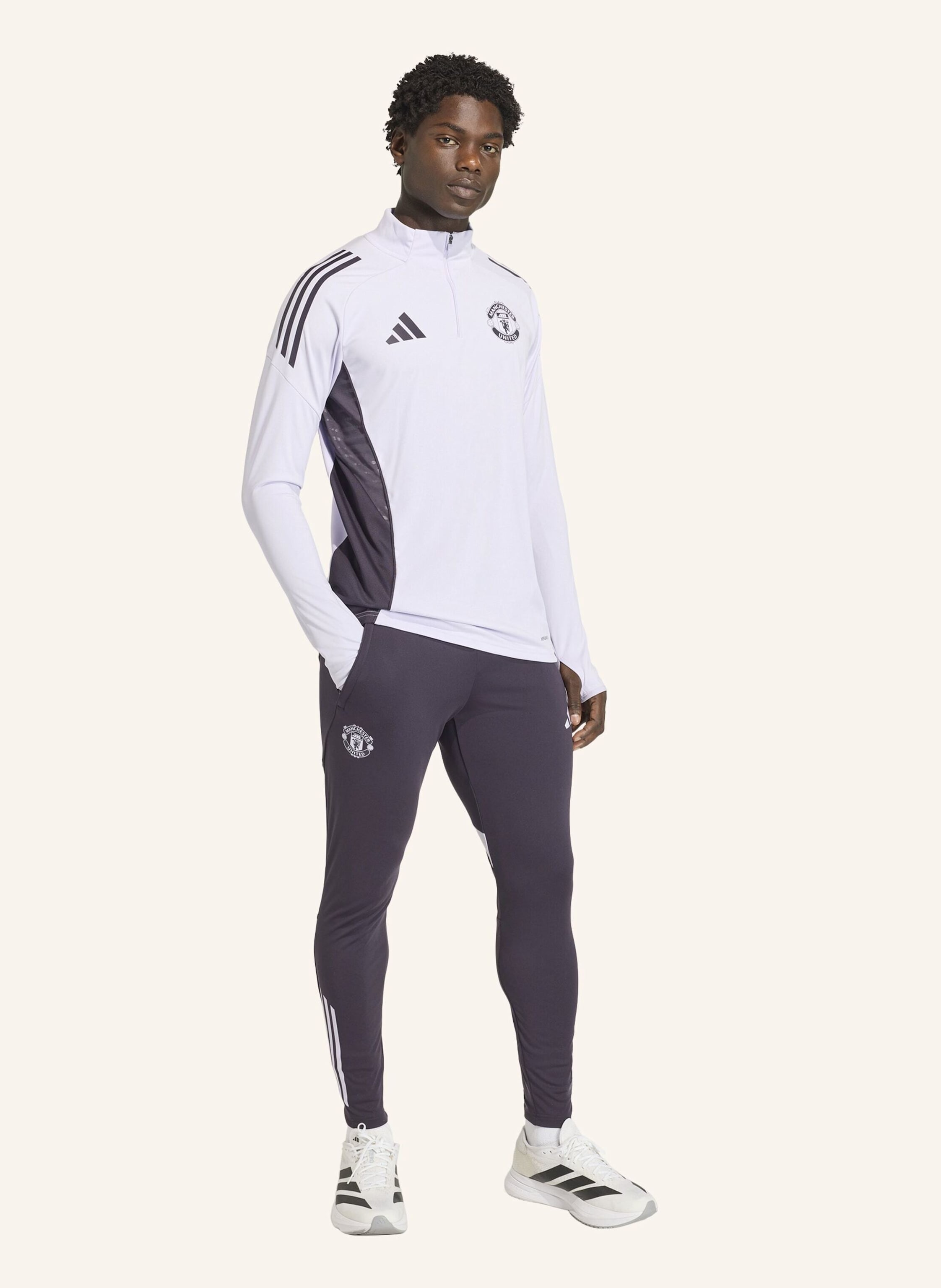 Thumbnail - Adidas Manchester United Tiro 25 Competition Trainingshose lila