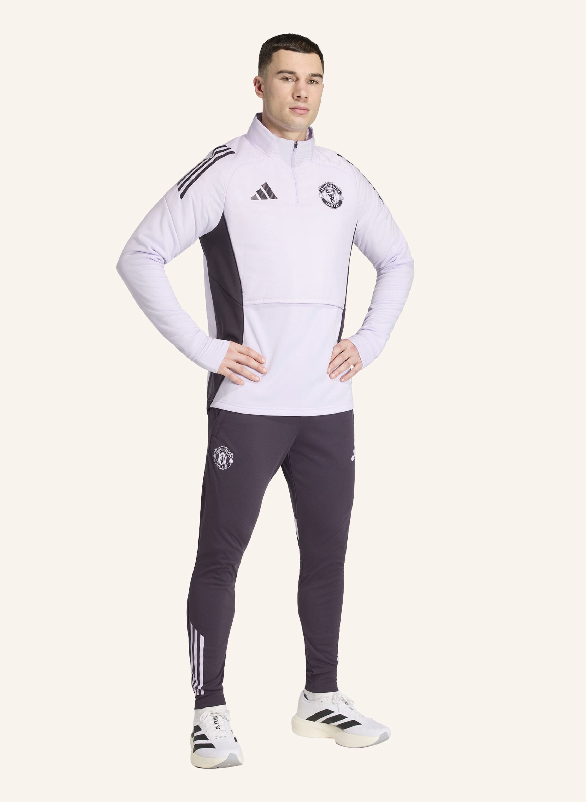 Thumbnail - Adidas Manchester United Tiro 25 Competition Winterized Oberteil lila