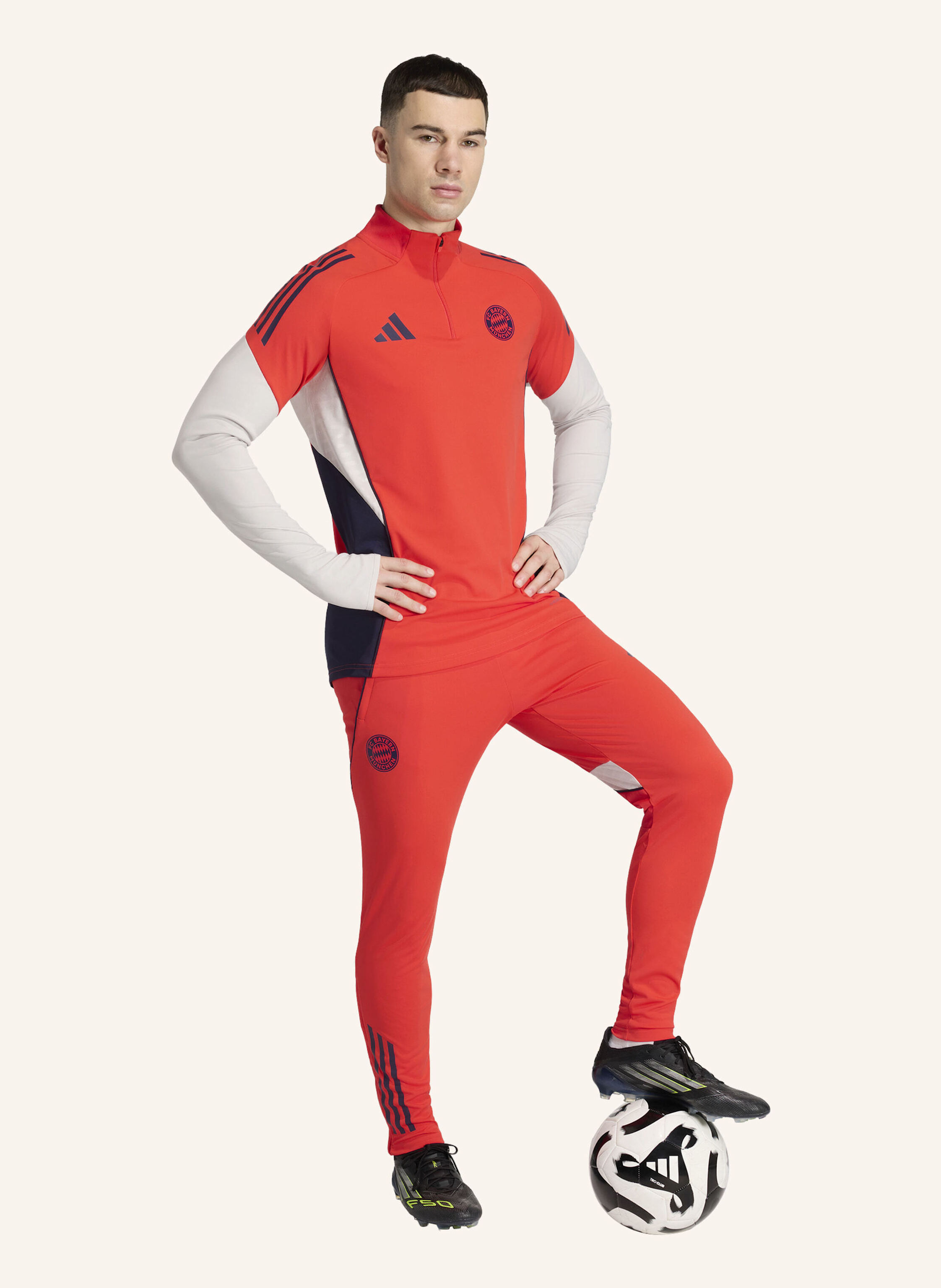 Thumbnail - Adidas Fc Bayern München 2025/2026 tiro25 Competition Trainingshose rot