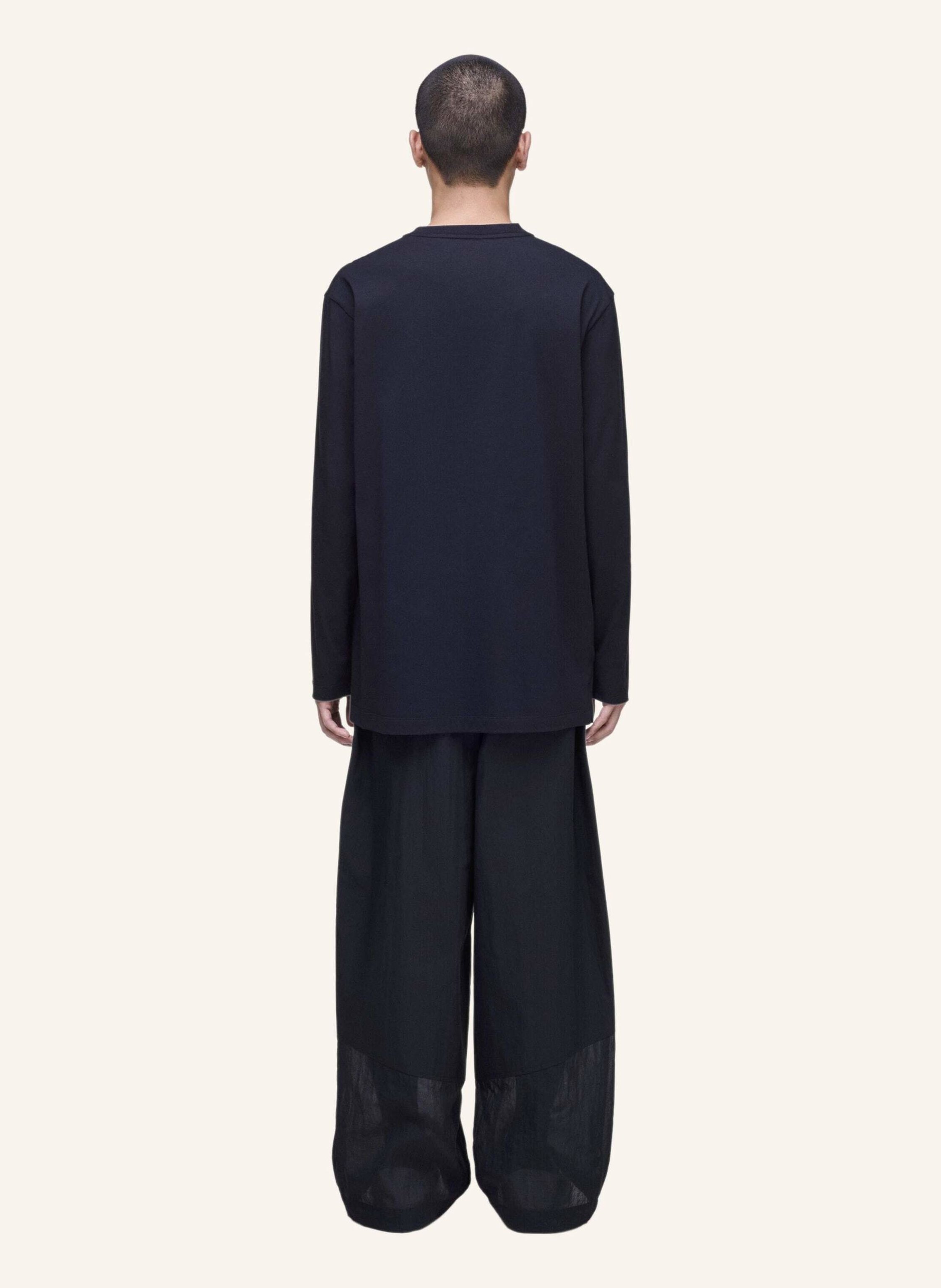 Thumbnail - Y-3 Y-3 Logo Langarmshirt schwarz