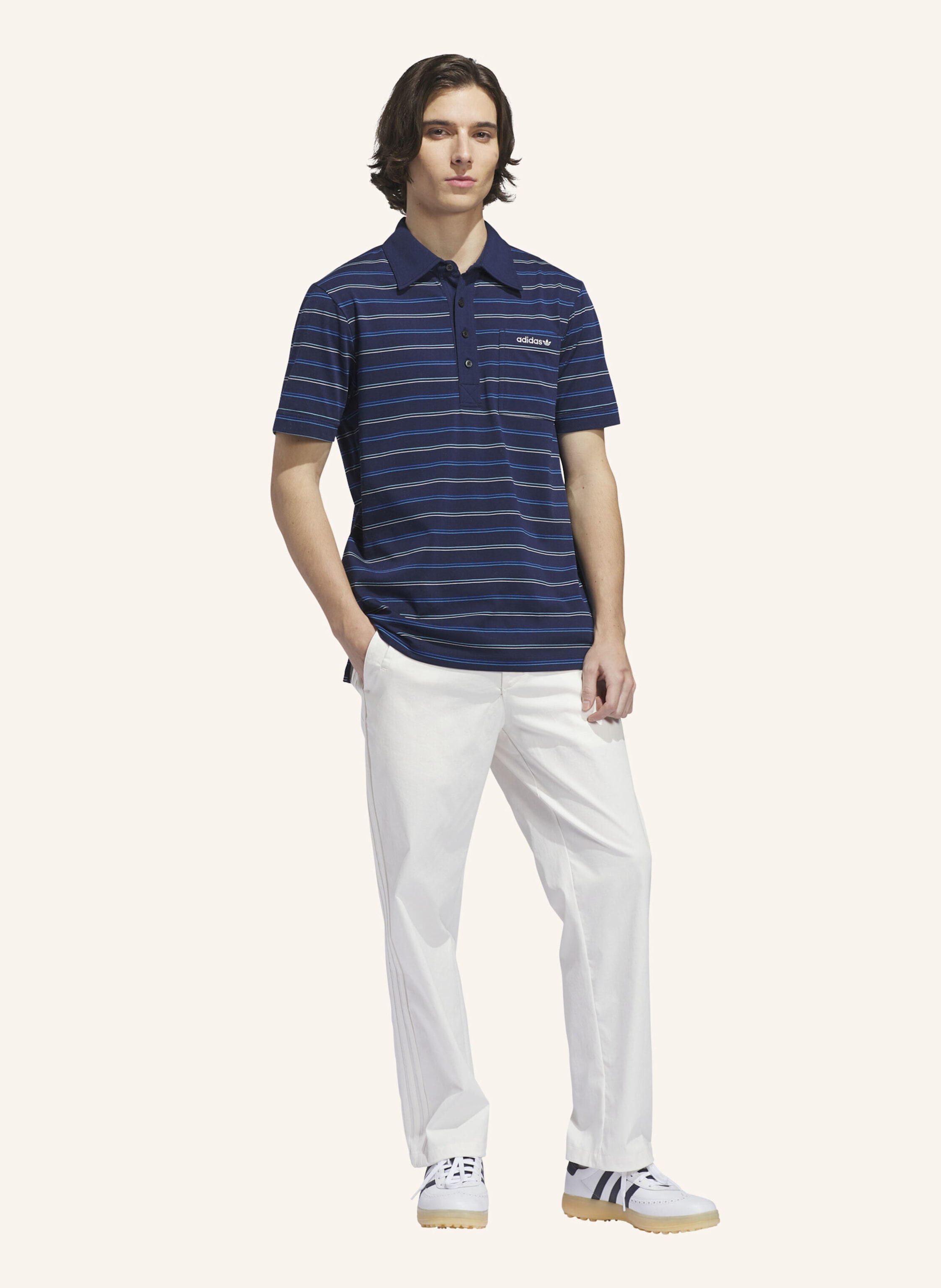 Thumbnail - Adidas Originals Golfhose Twistweave weiss