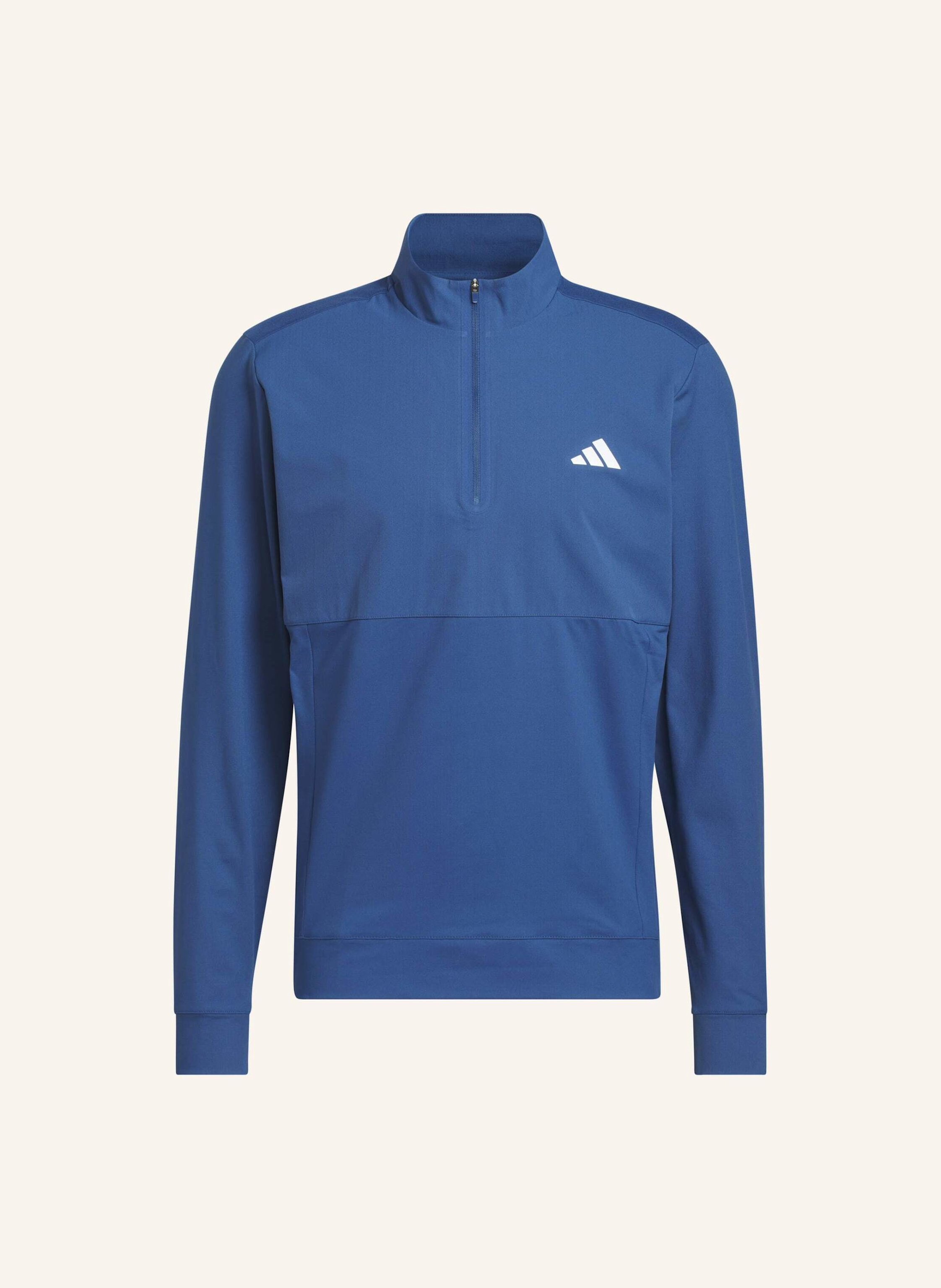 Adidas ultimate365 Tour Pullover, Reissverschluss Bis Zur Brust blau