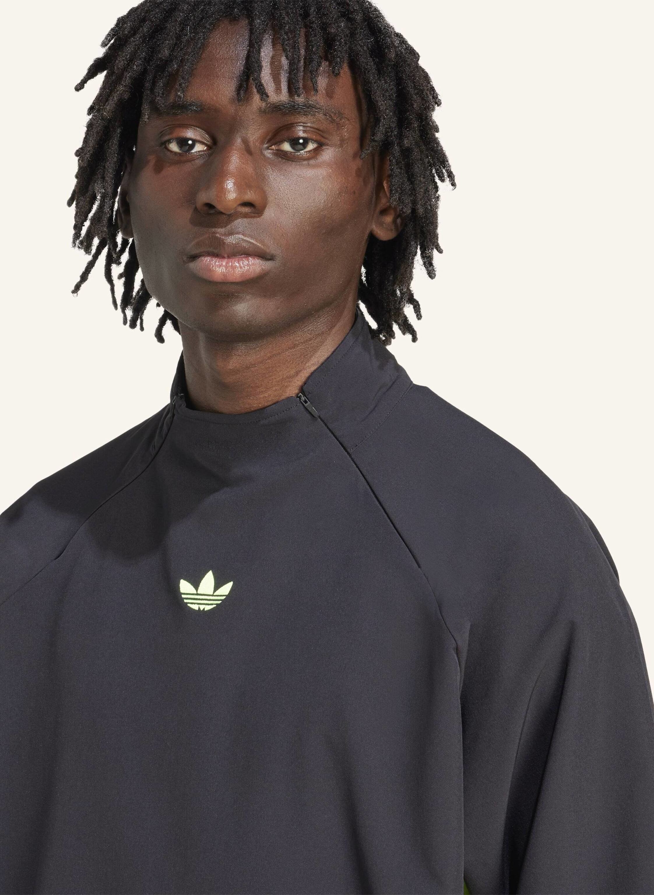 Thumbnail - Adidas Originals Adidas Adicolor Woven Drill Top schwarz