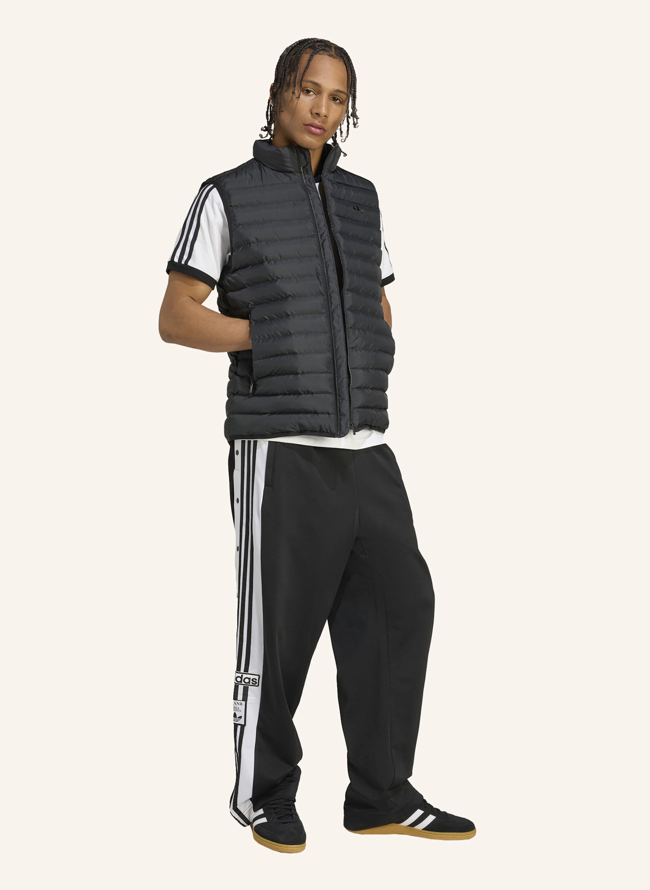 Thumbnail - Adidas Originals Padded Weste schwarz