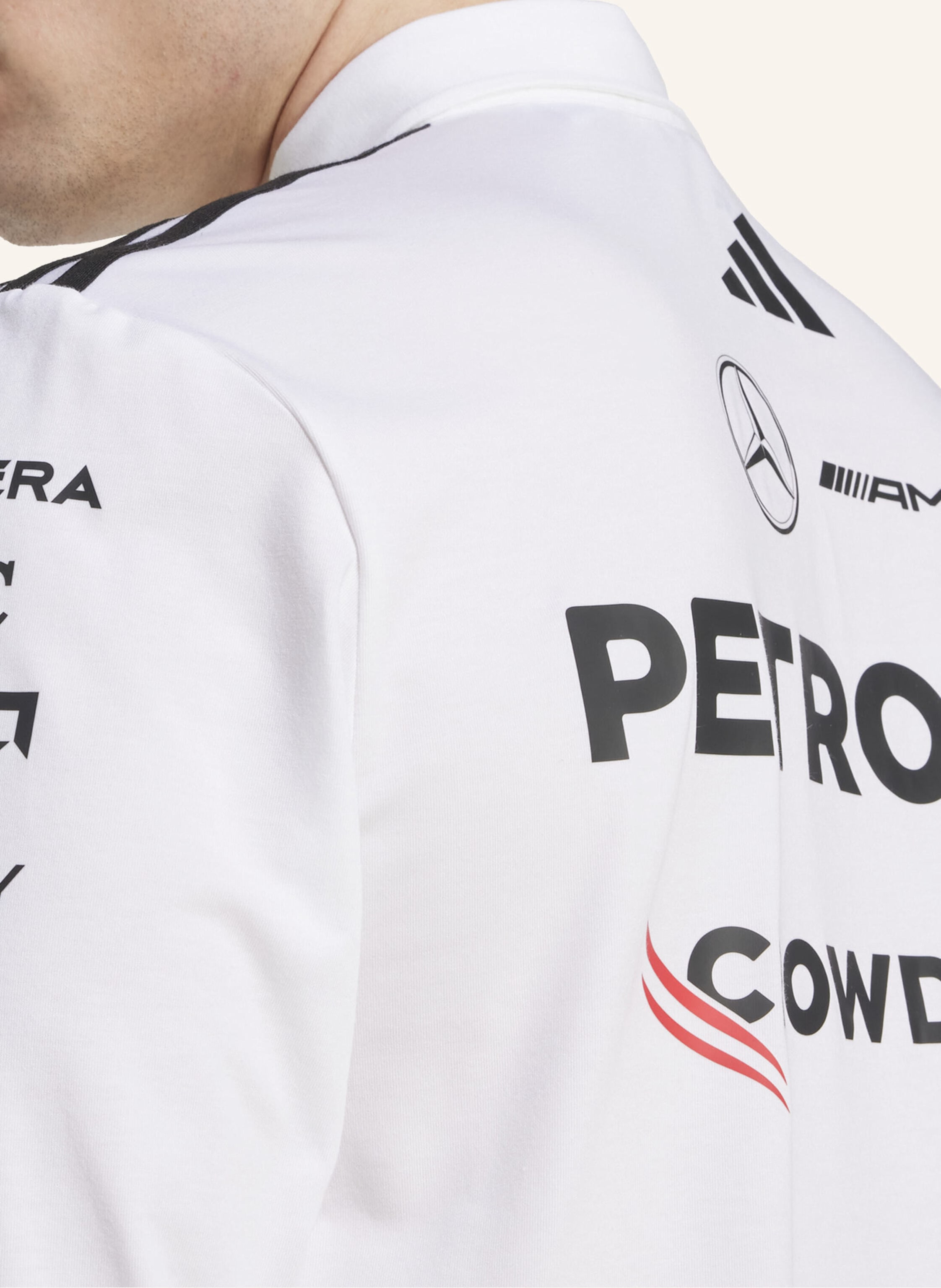 Thumbnail - Adidas Mercedes - Amg Petronas Formula One Team Poloshirt weiss