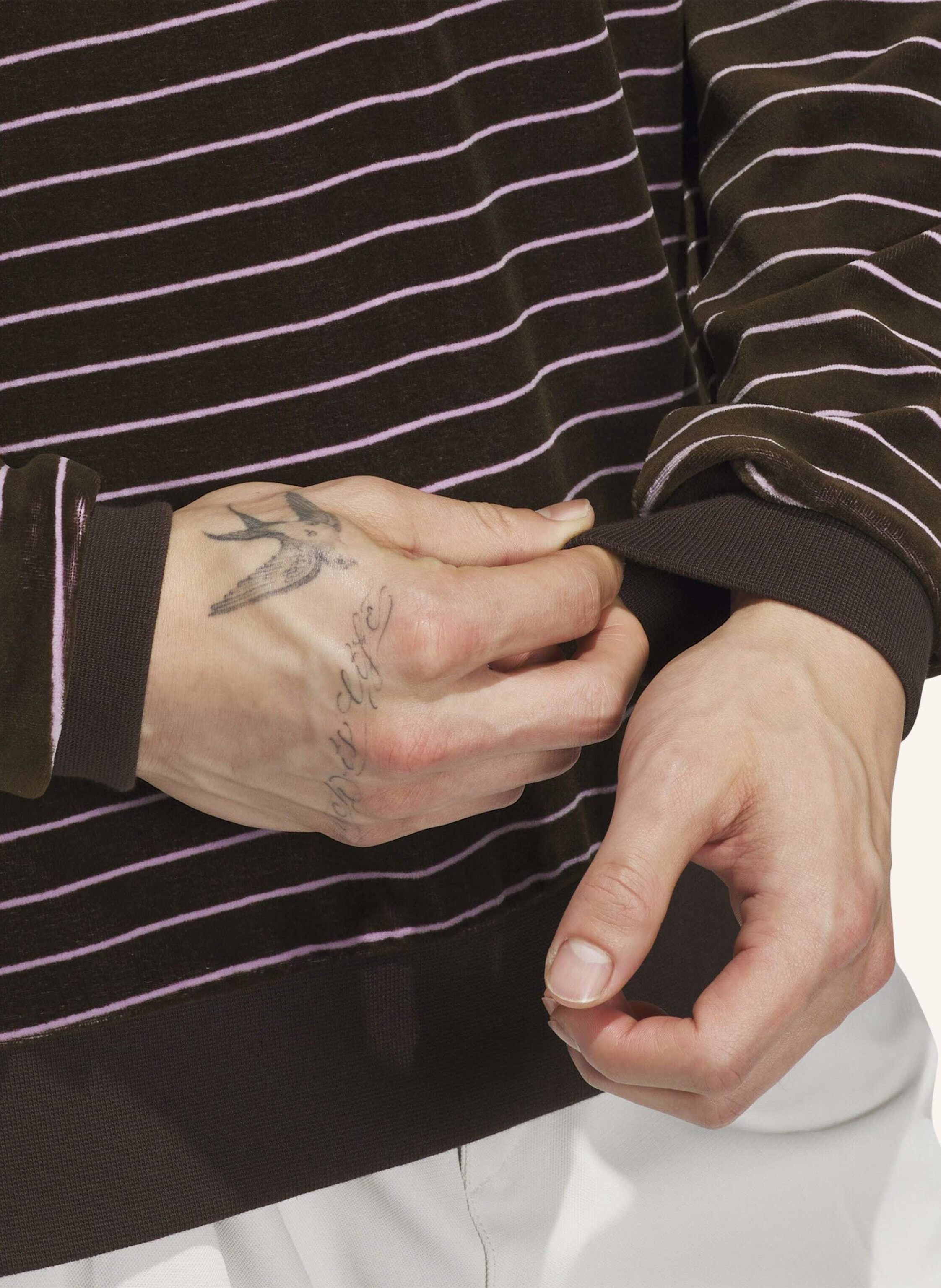 Thumbnail - Adidas Originals Velours Langärmeliges Poloshirt braun