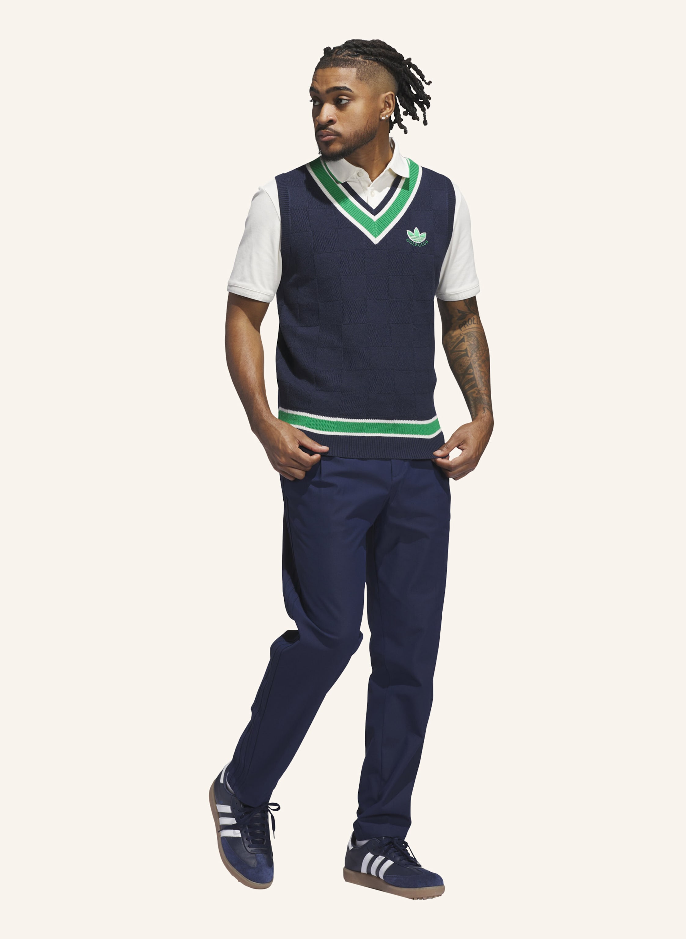 Thumbnail - Adidas Originals Knit Weste blau