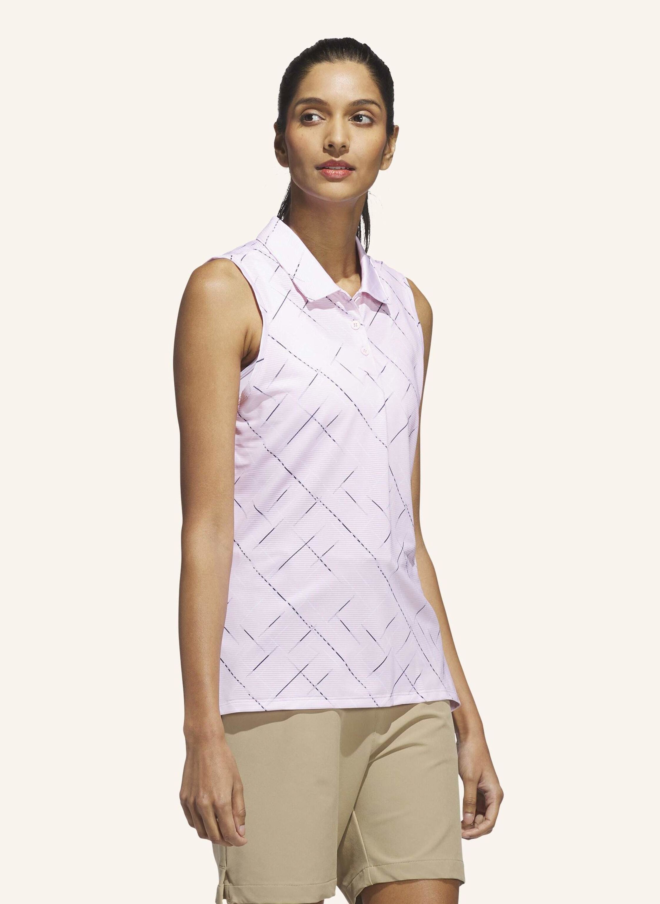 Thumbnail - Adidas ultimate365 Printed Sleeveless Poloshirt pink