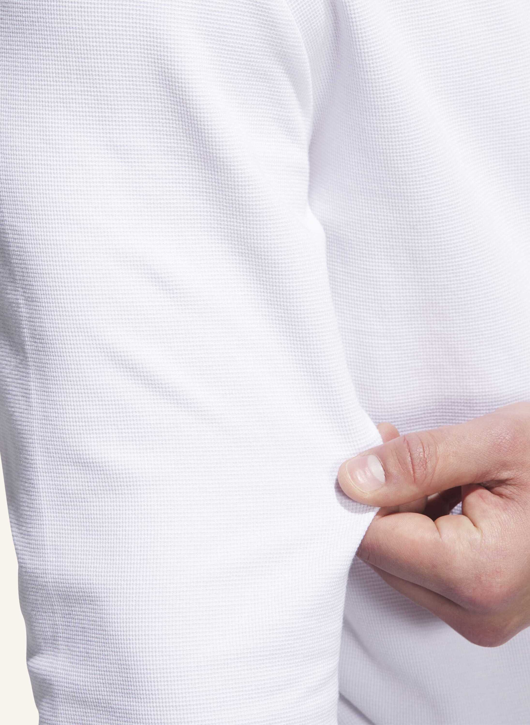 Thumbnail - Adidas Beyond Long Sleeve Loose Fit Poloshirt weiss