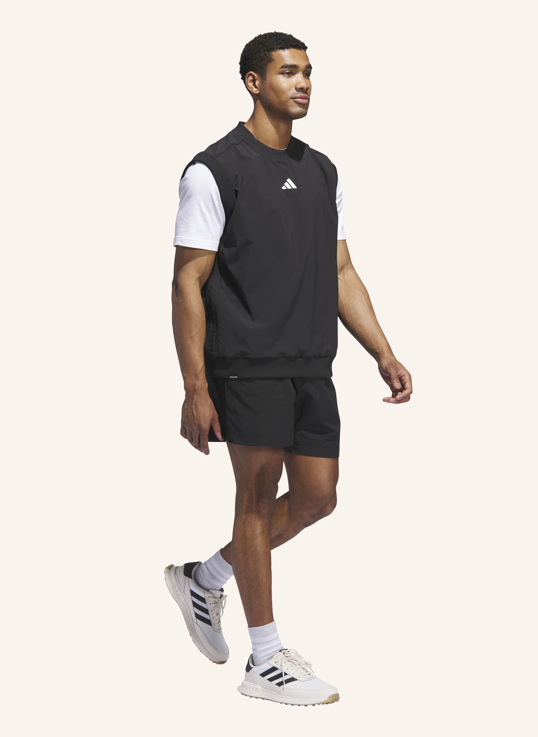 Thumbnail - Adidas Beyond The Course Twistweave Loose Weste schwarz