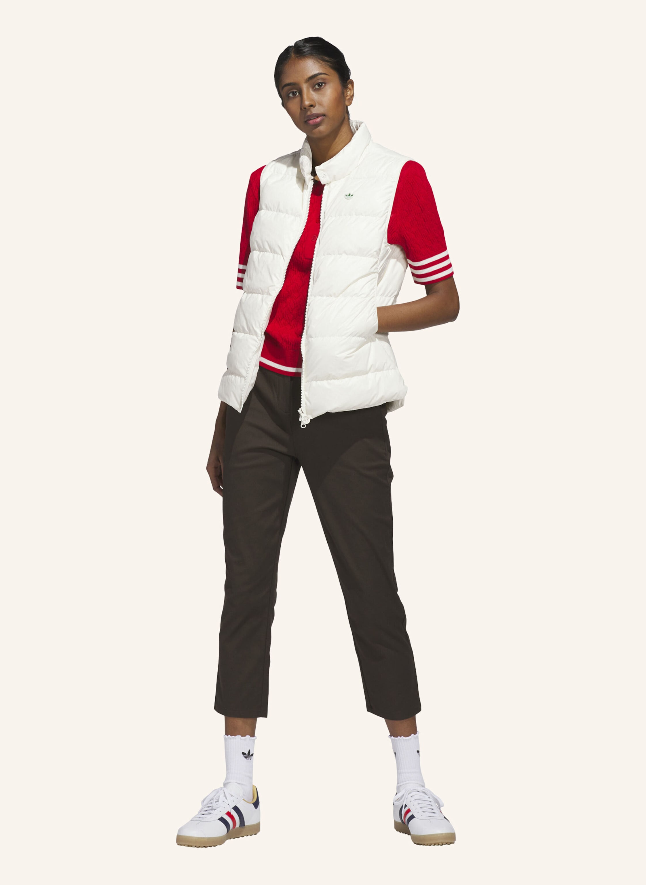 Thumbnail - Adidas Originals Daunenweste weiss