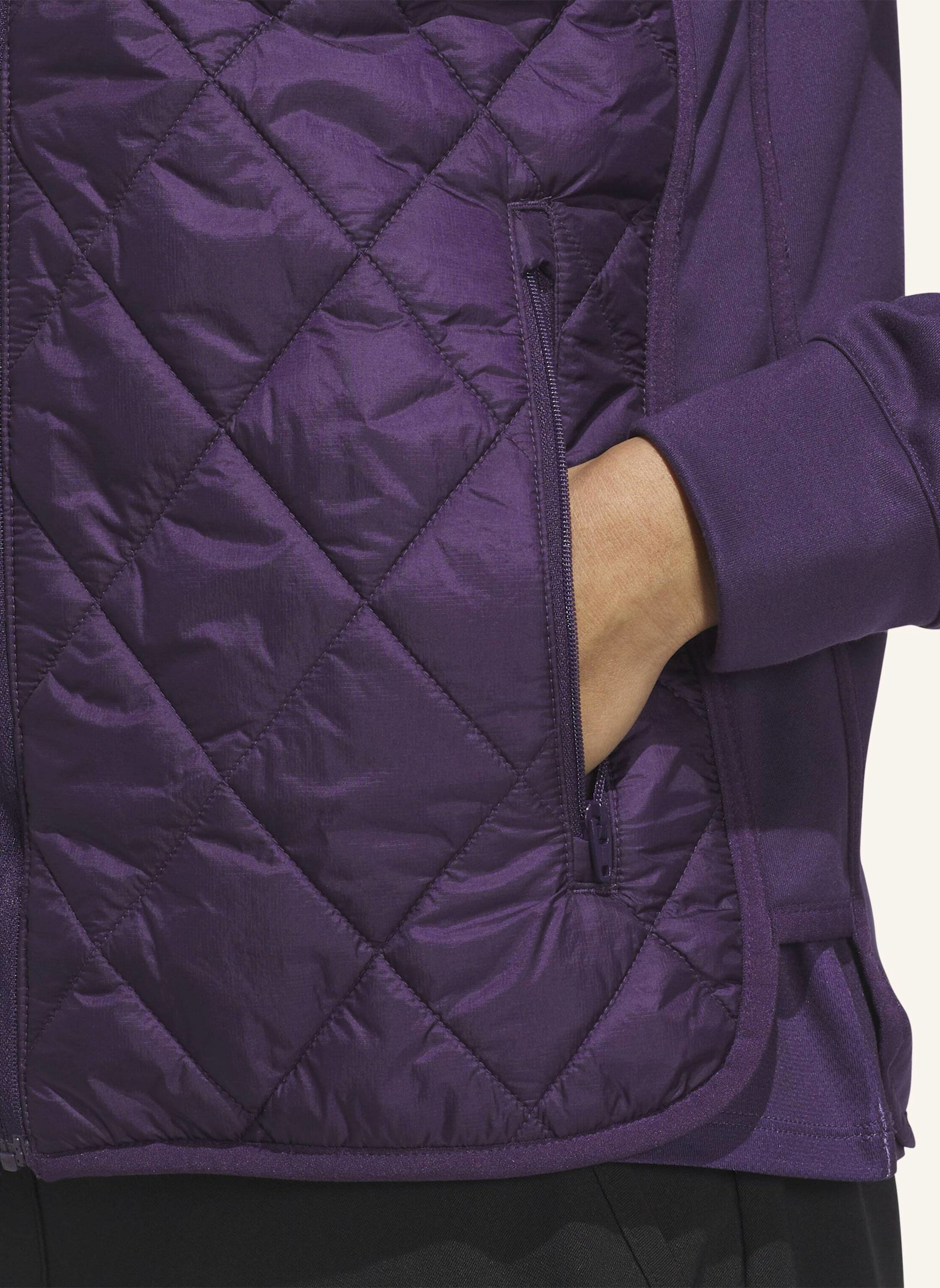 Thumbnail - Adidas ultimate365 Quilted Jacke, Durchgehender Reissverschluss lila