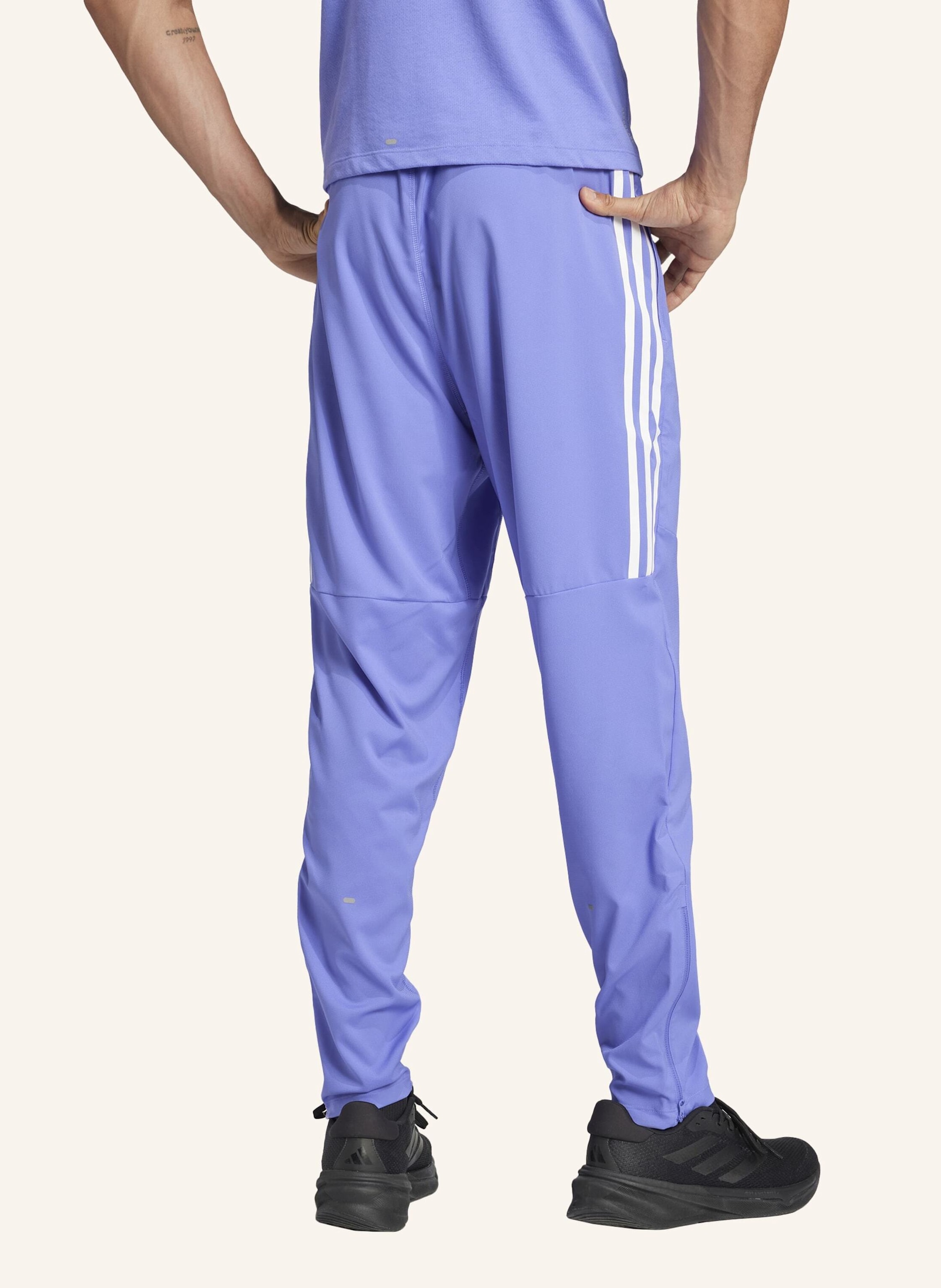 Thumbnail - Adidas Own The Run 3-Streifen Hose blau