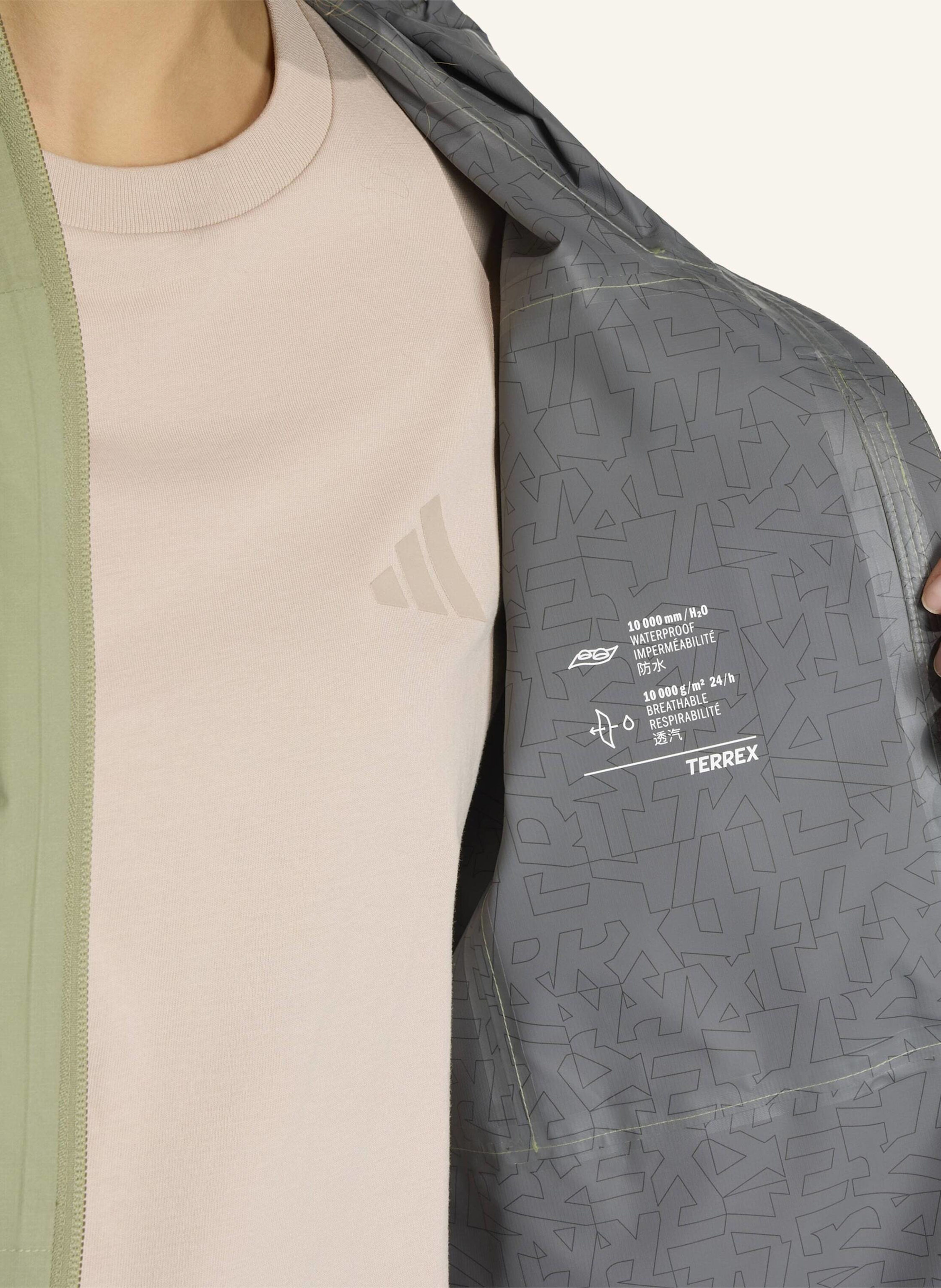 Thumbnail - Adidas Terrex Terrex Multi 2.5 Layer Climaproof Regenjacke gruen