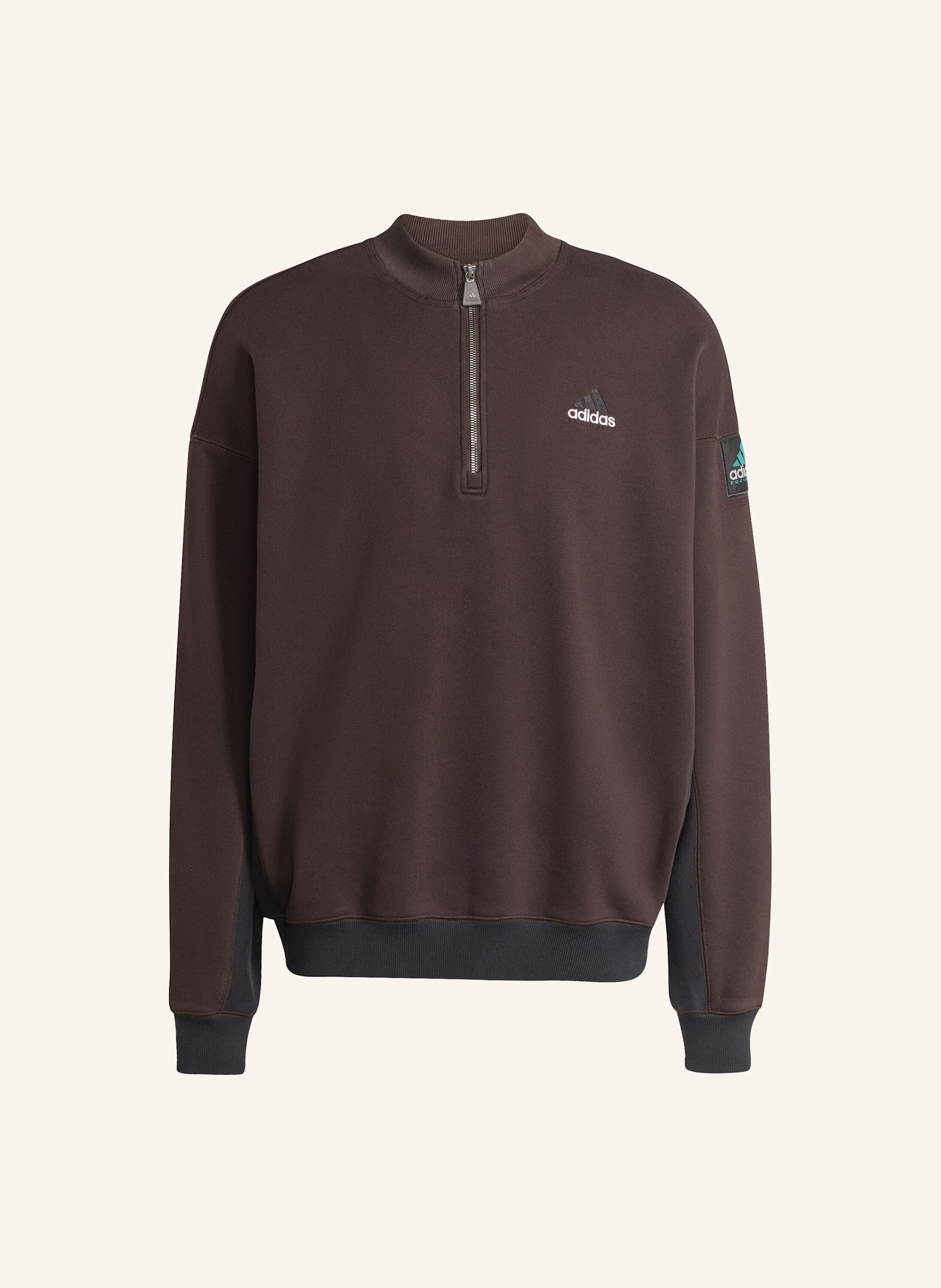 Adidas Originals Adidas Equipment Blocked Pullover, Reissverschluss Bis Zur Brus