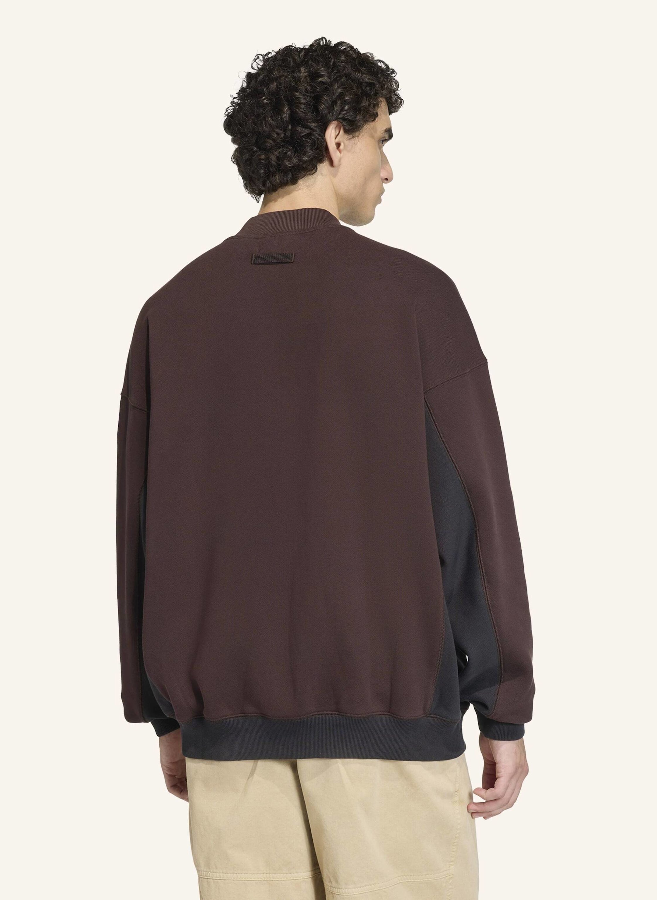 Thumbnail - Adidas Originals Adidas Equipment Blocked Half-Zip Pullover braun