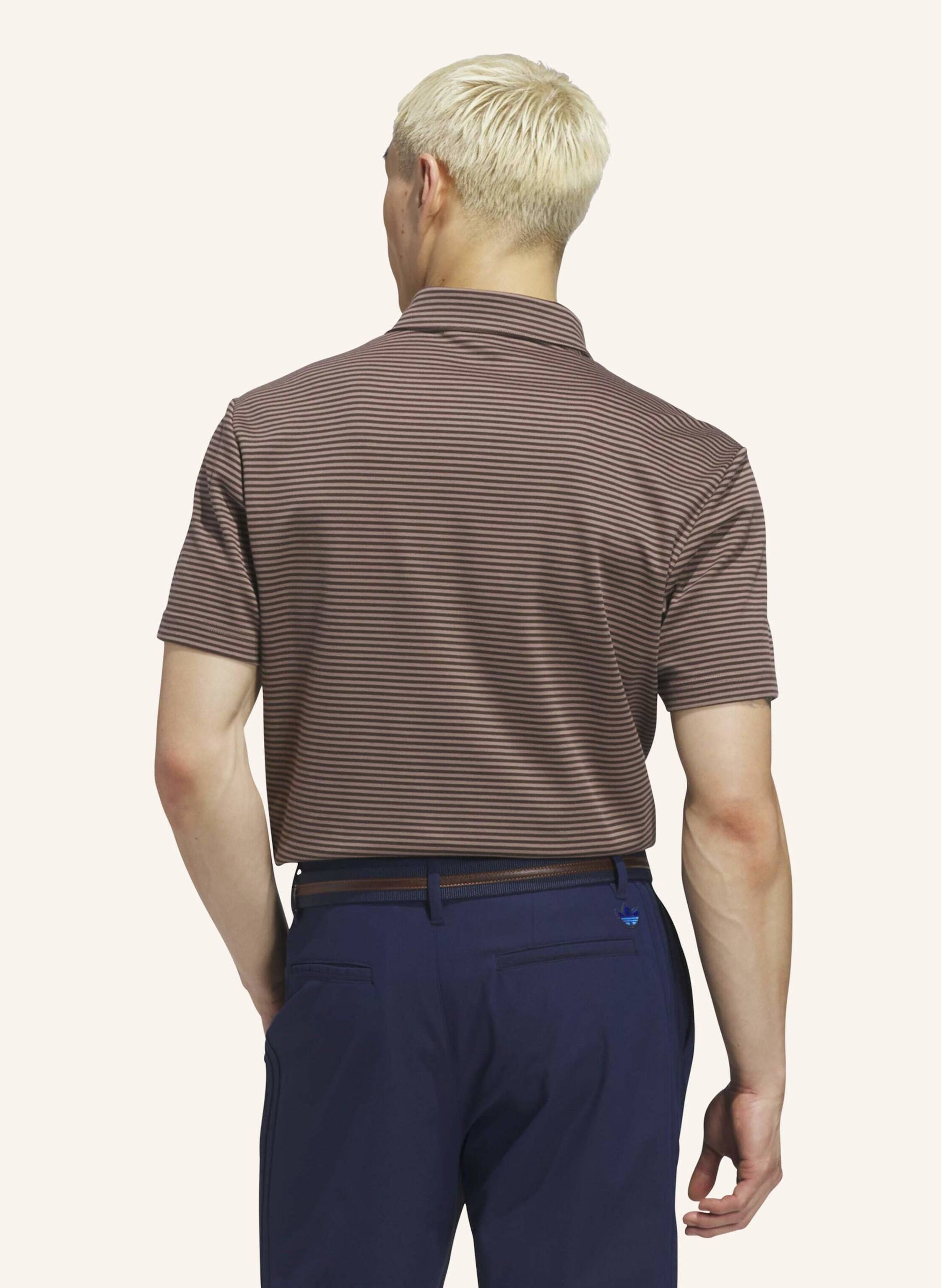 Thumbnail - Adidas Originals Stripe Pikee Poloshirt braun