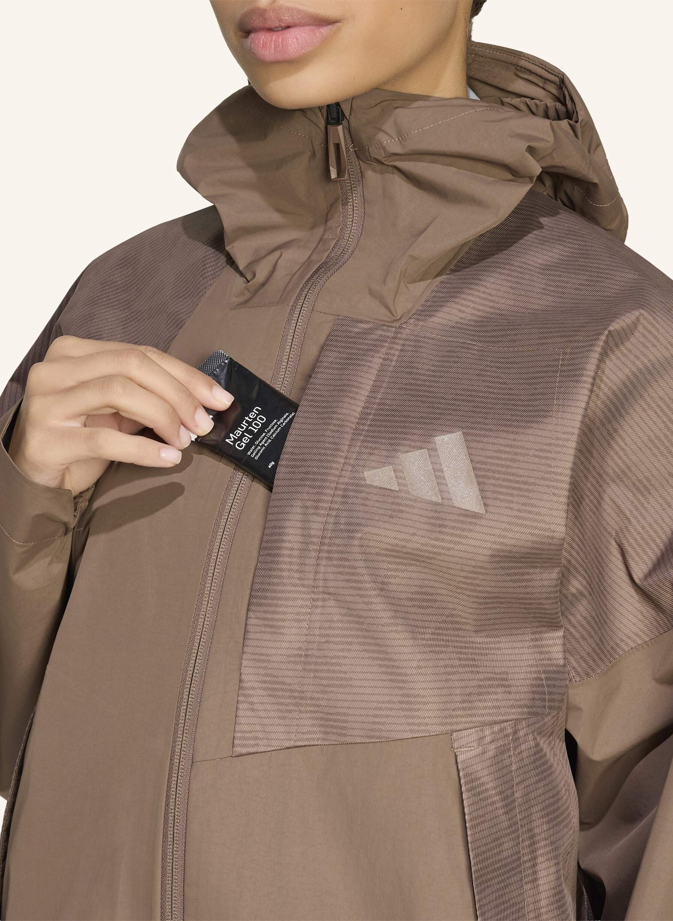 Thumbnail - Adidas Terrex Terrex Xperior 2.5 Layer Hybrid Primeknit Climaproof Jacke braun