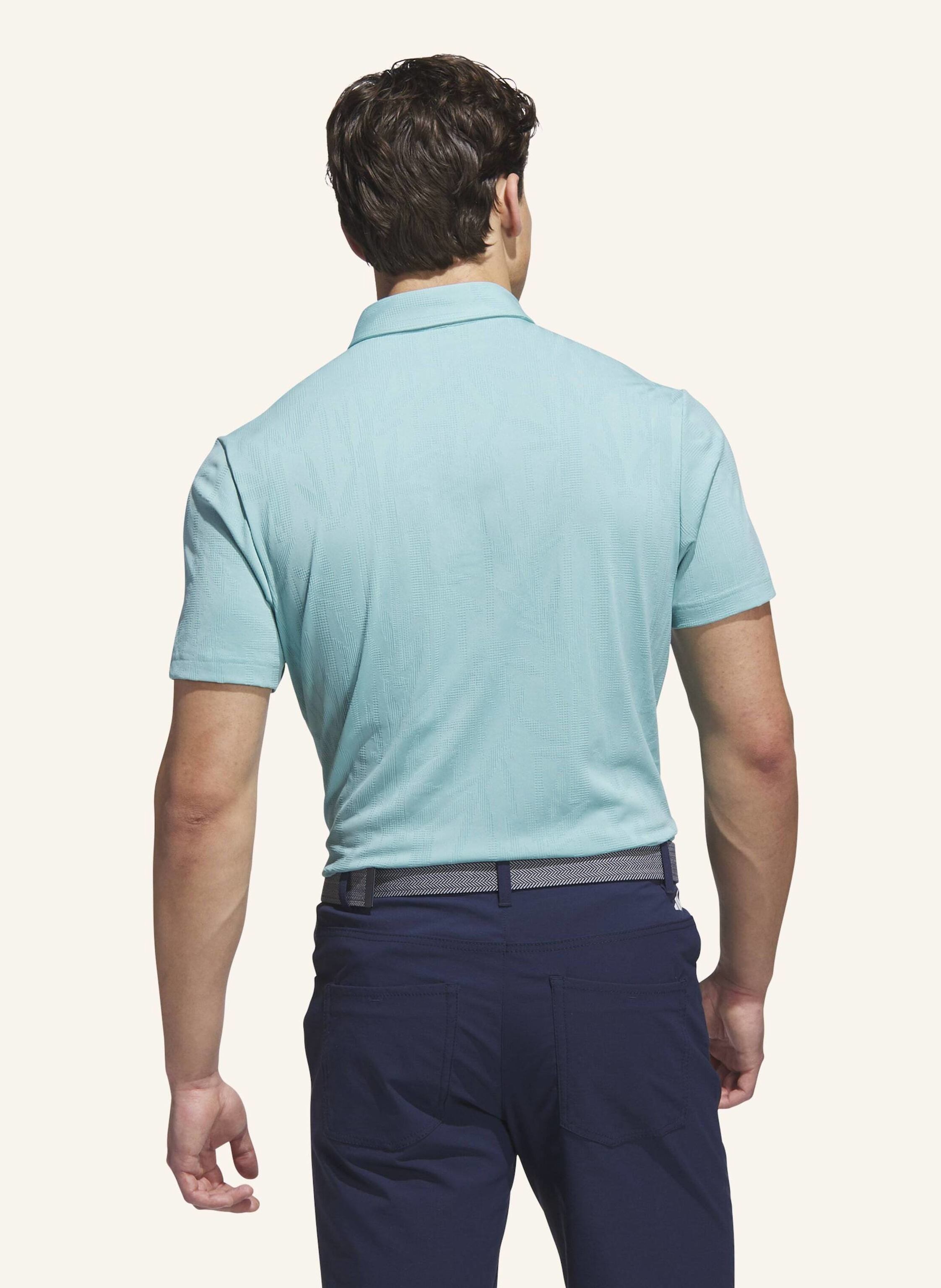 Thumbnail - Adidas Strukturiertes Poloshirt blau