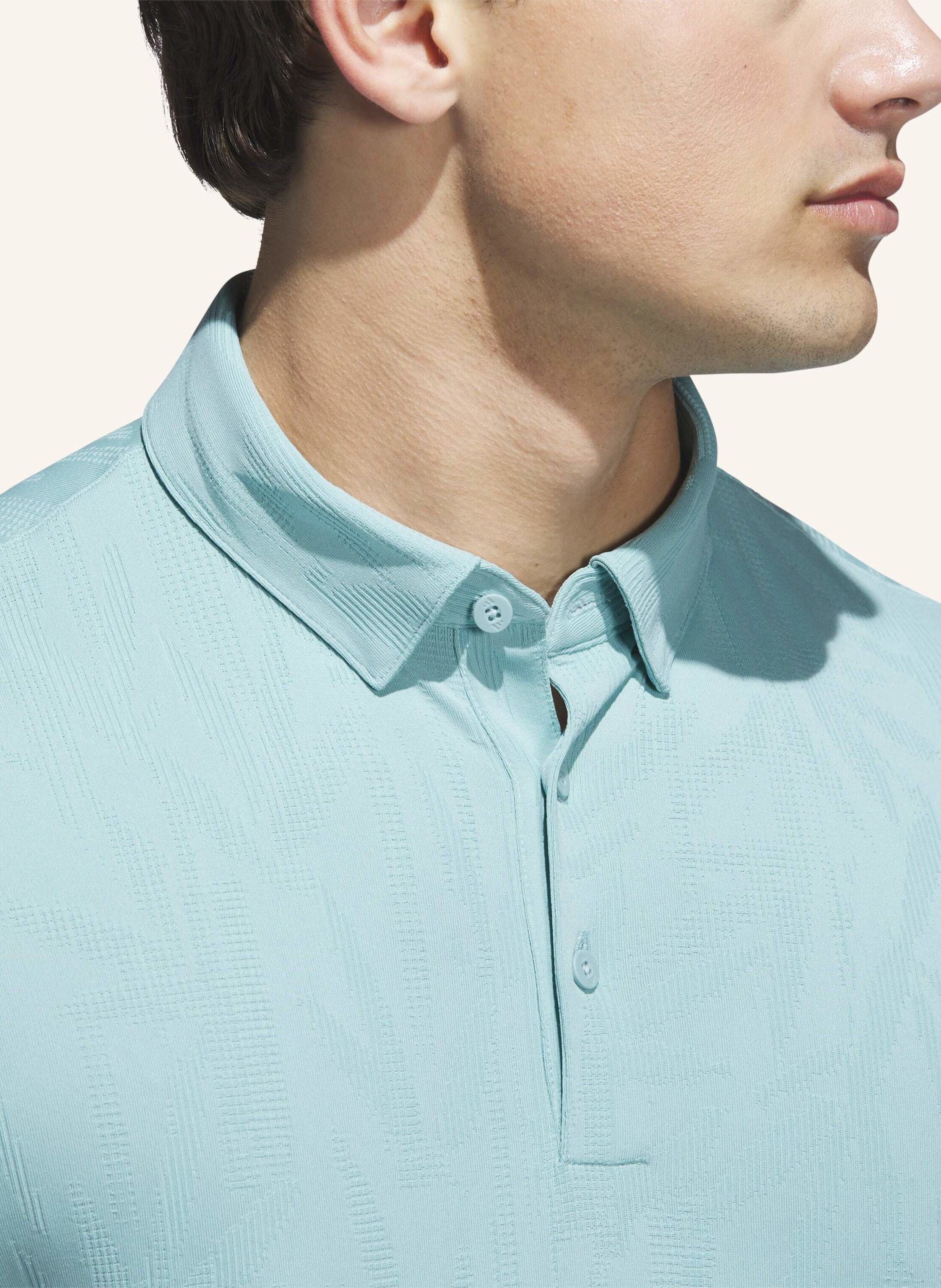 Thumbnail - Adidas Strukturiertes Poloshirt blau