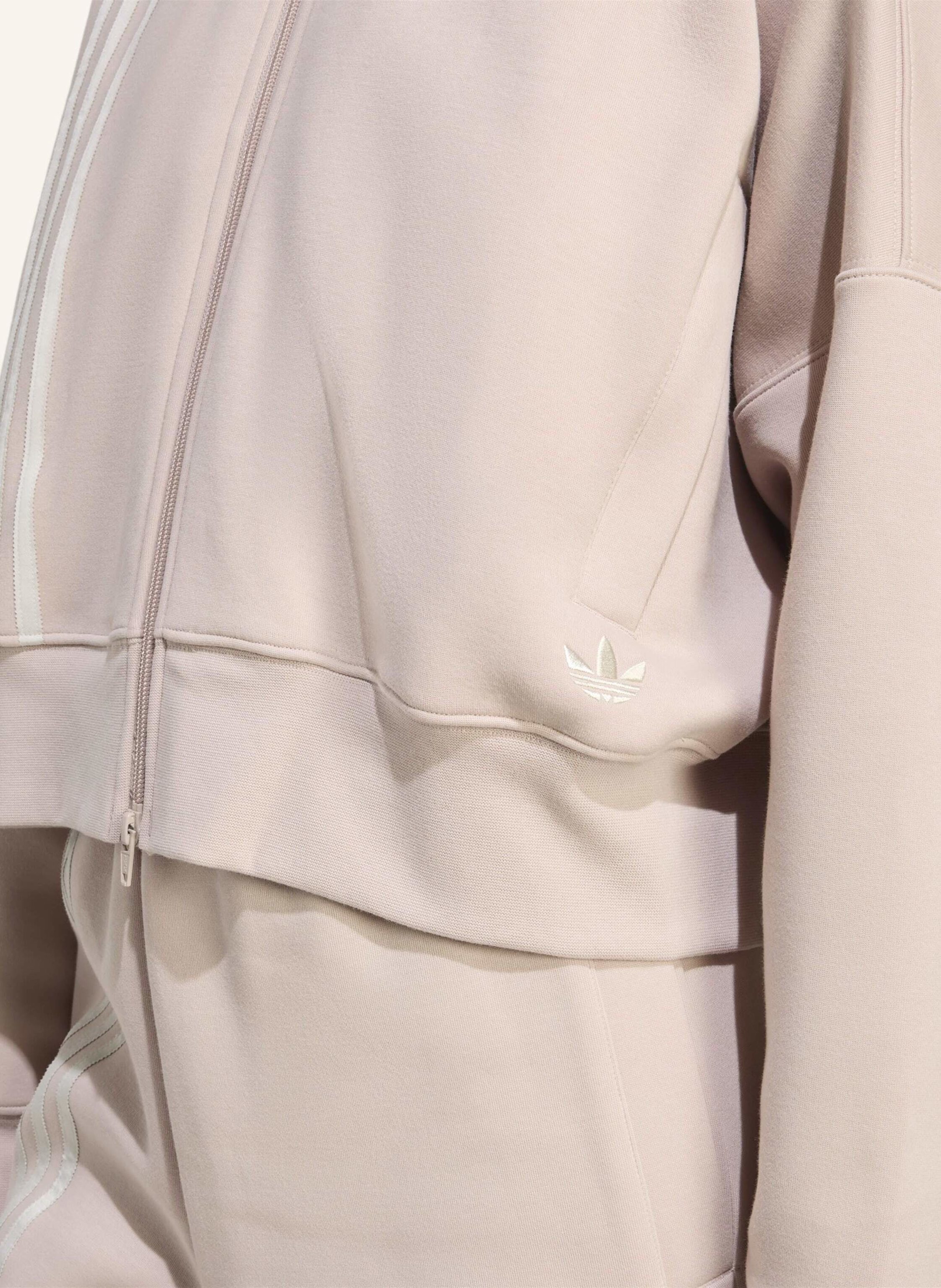 Thumbnail - Adidas Originals Off Placed 3-Streifen Zip Up braun