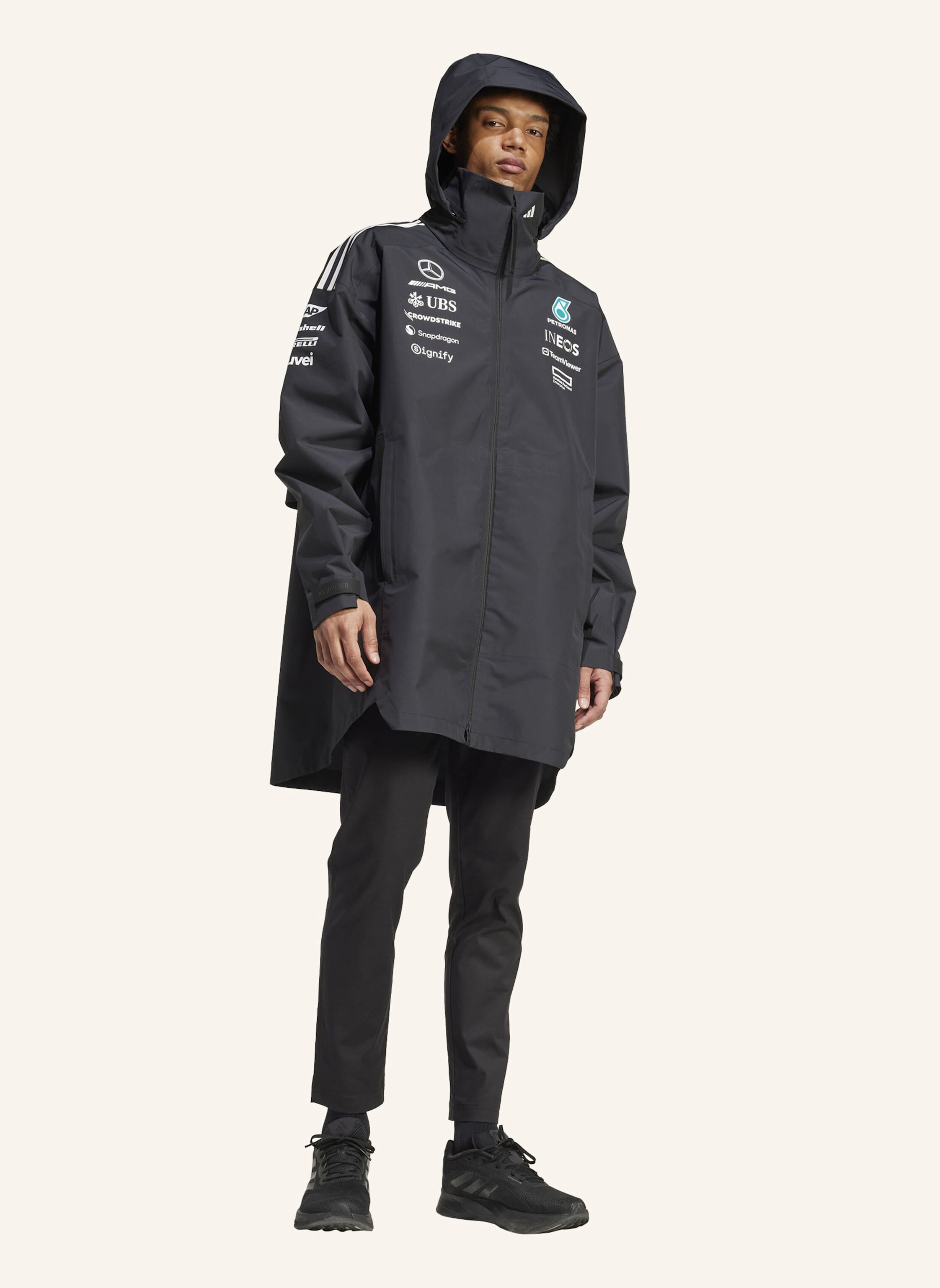 Thumbnail - Adidas Mercedes - Amg Petronas Formula One Team Myshelter Jacke schwarz