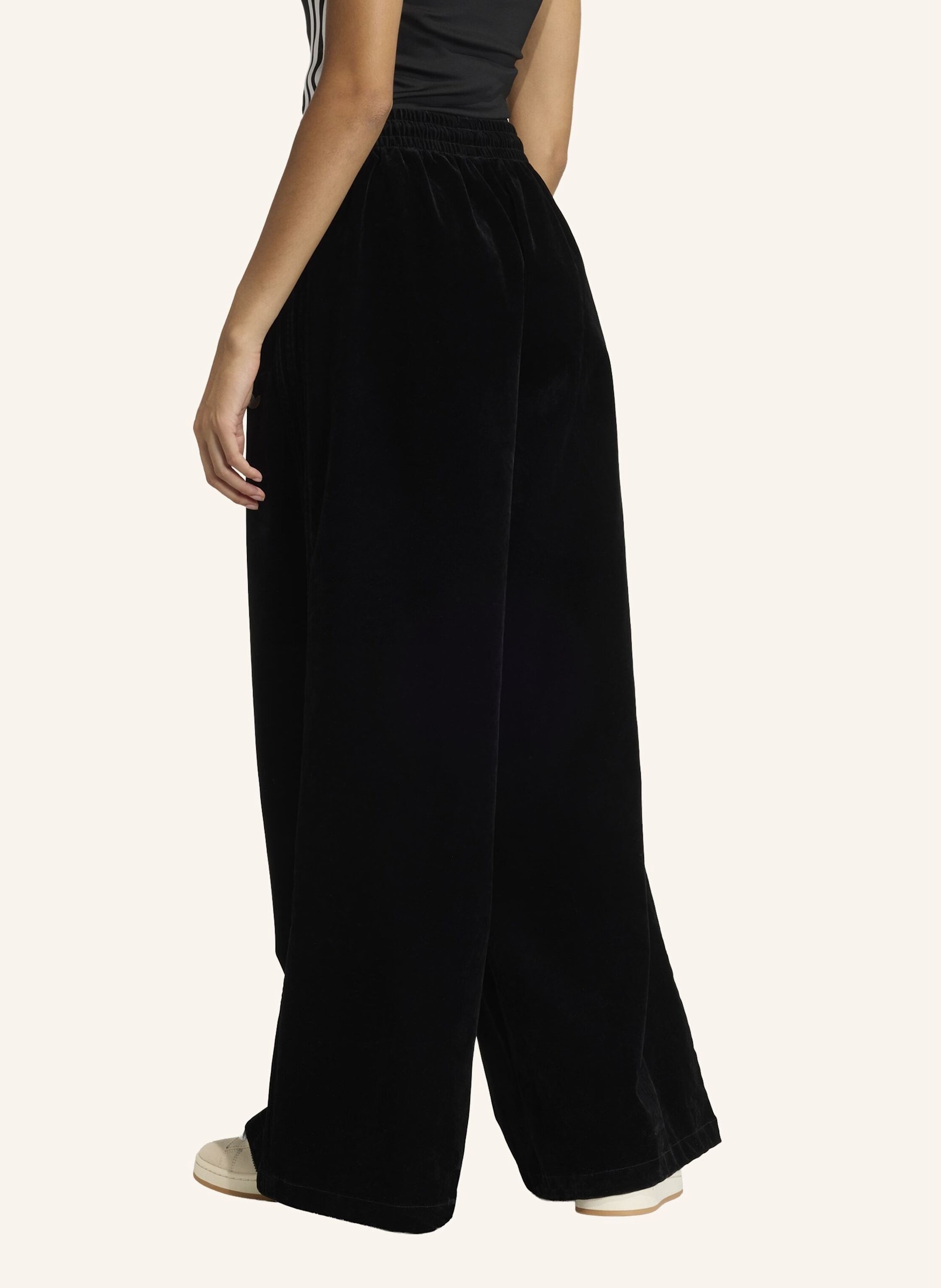 Thumbnail - Adidas Originals Brushed Twill Oversized Firebird Trainingshose schwarz