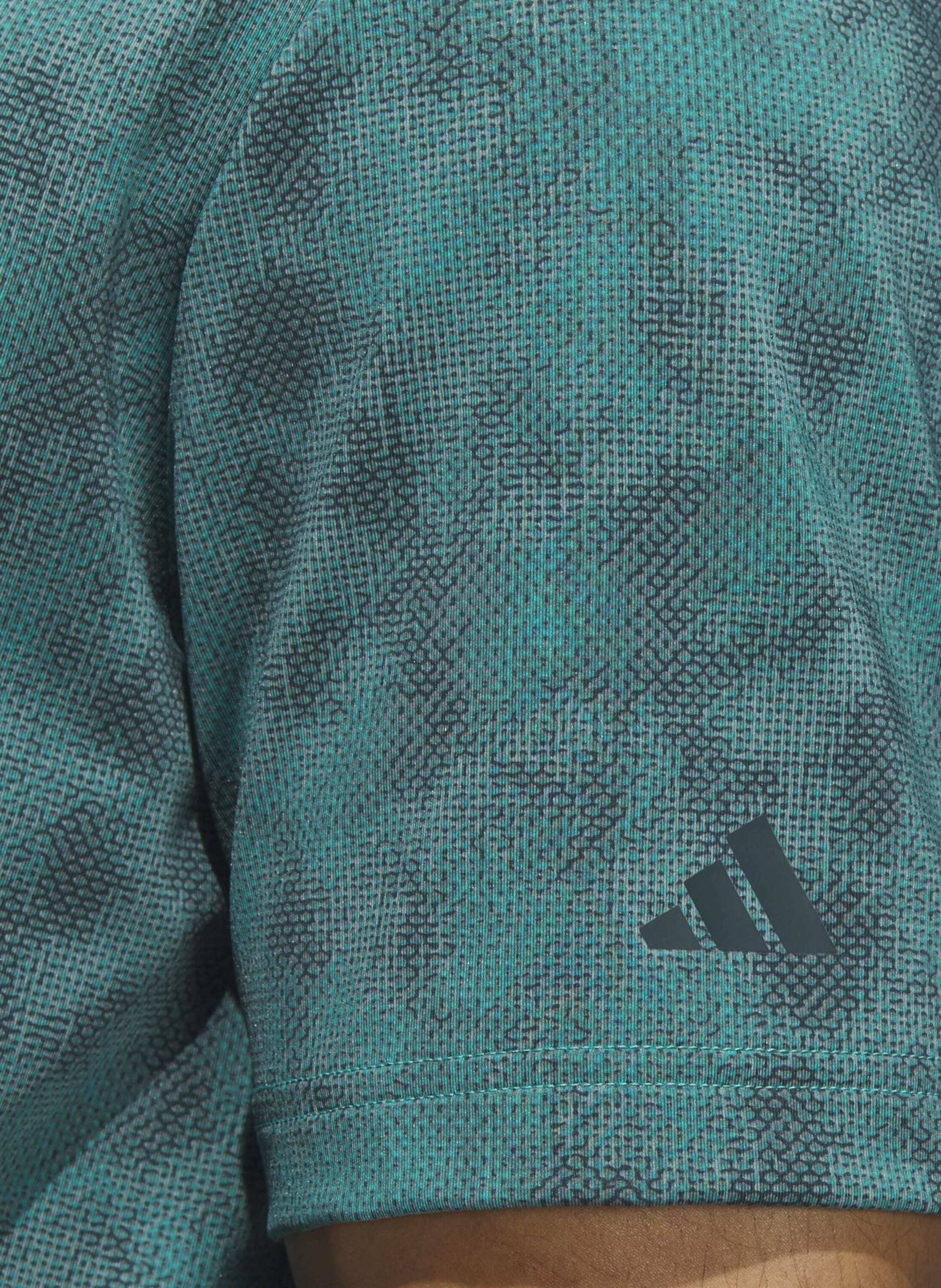 Thumbnail - Adidas ultimate365 Textured Poloshirt Mit Print gruen