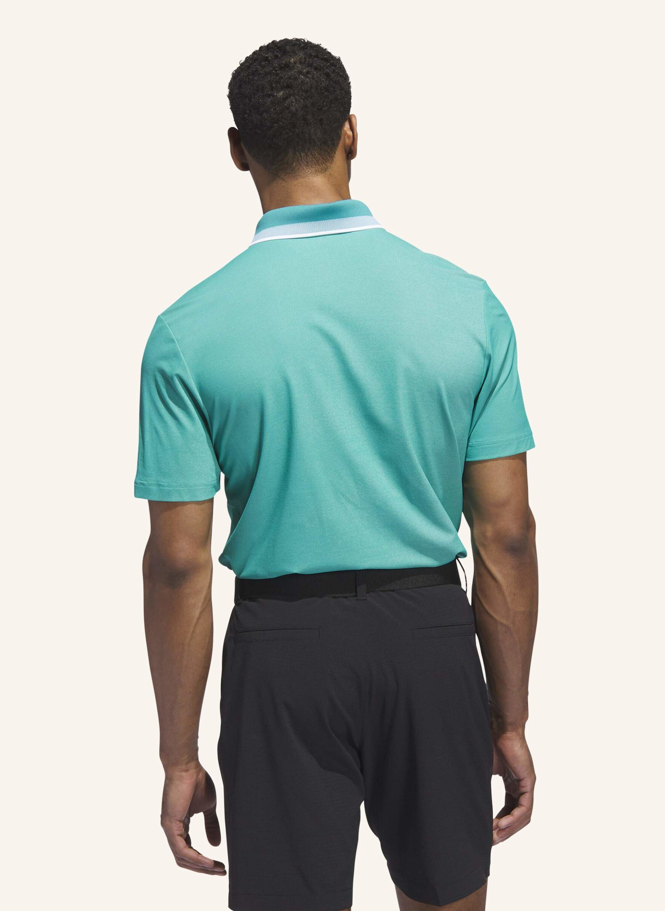 Thumbnail - Adidas ultimate365 Tour Twistknit Pikee Poloshirt gruen