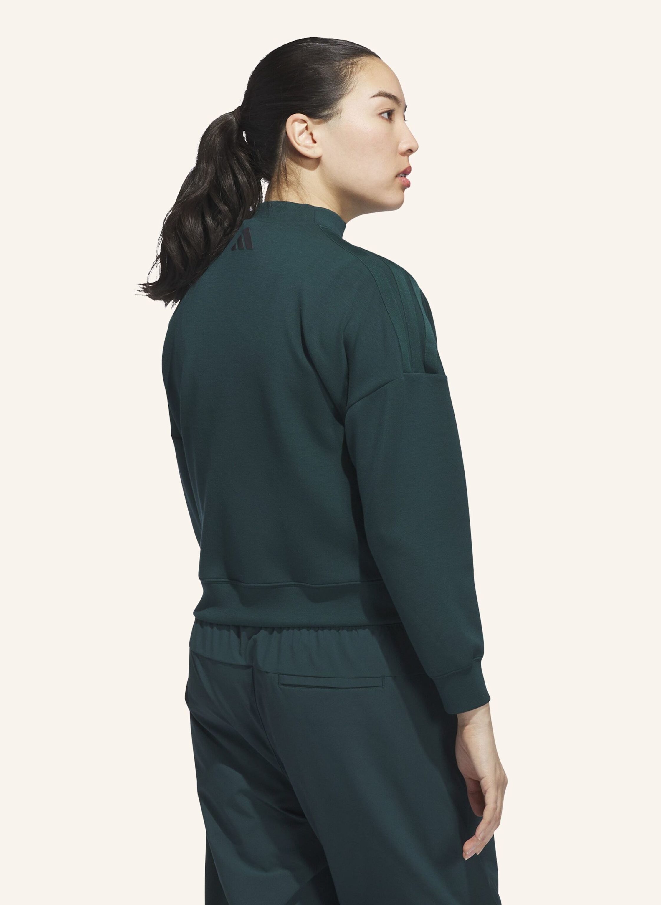 Thumbnail - Adidas Beyond Spacer Mock Layer Sweatshirt gruen