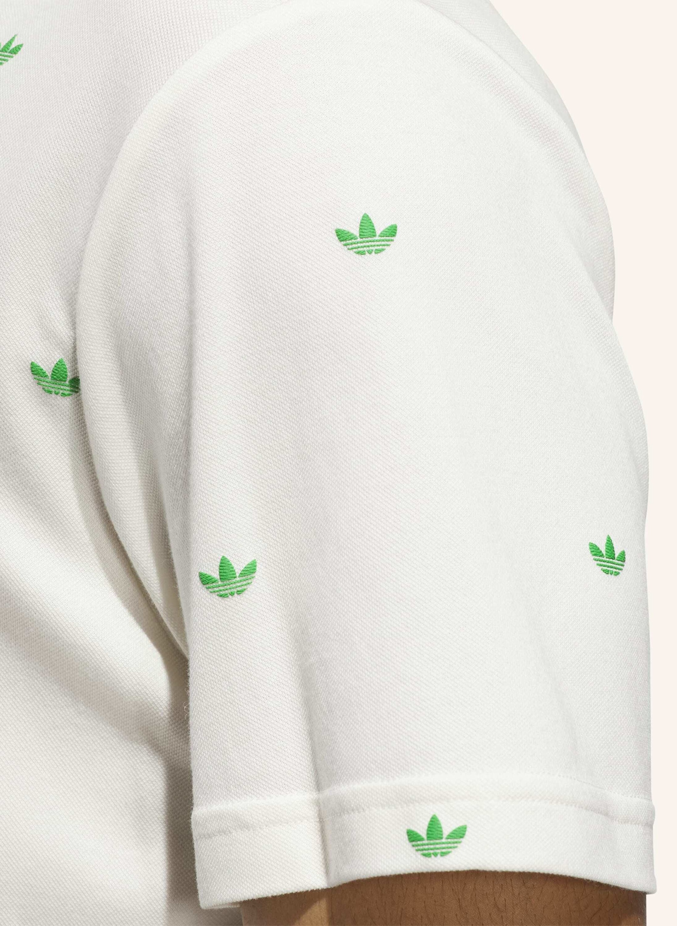 Thumbnail - Adidas Originals Printed Trefoil Poloshirt weiss