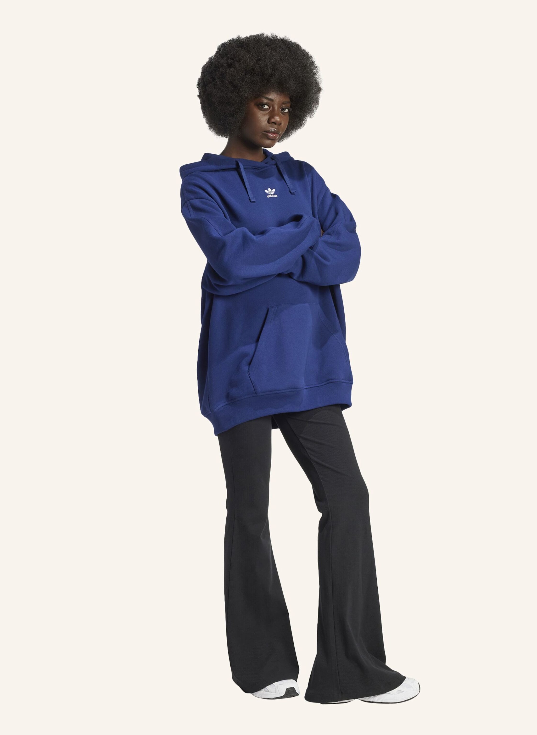 Thumbnail - Adidas Originals Essentials Loose French Terry Hoodie blau