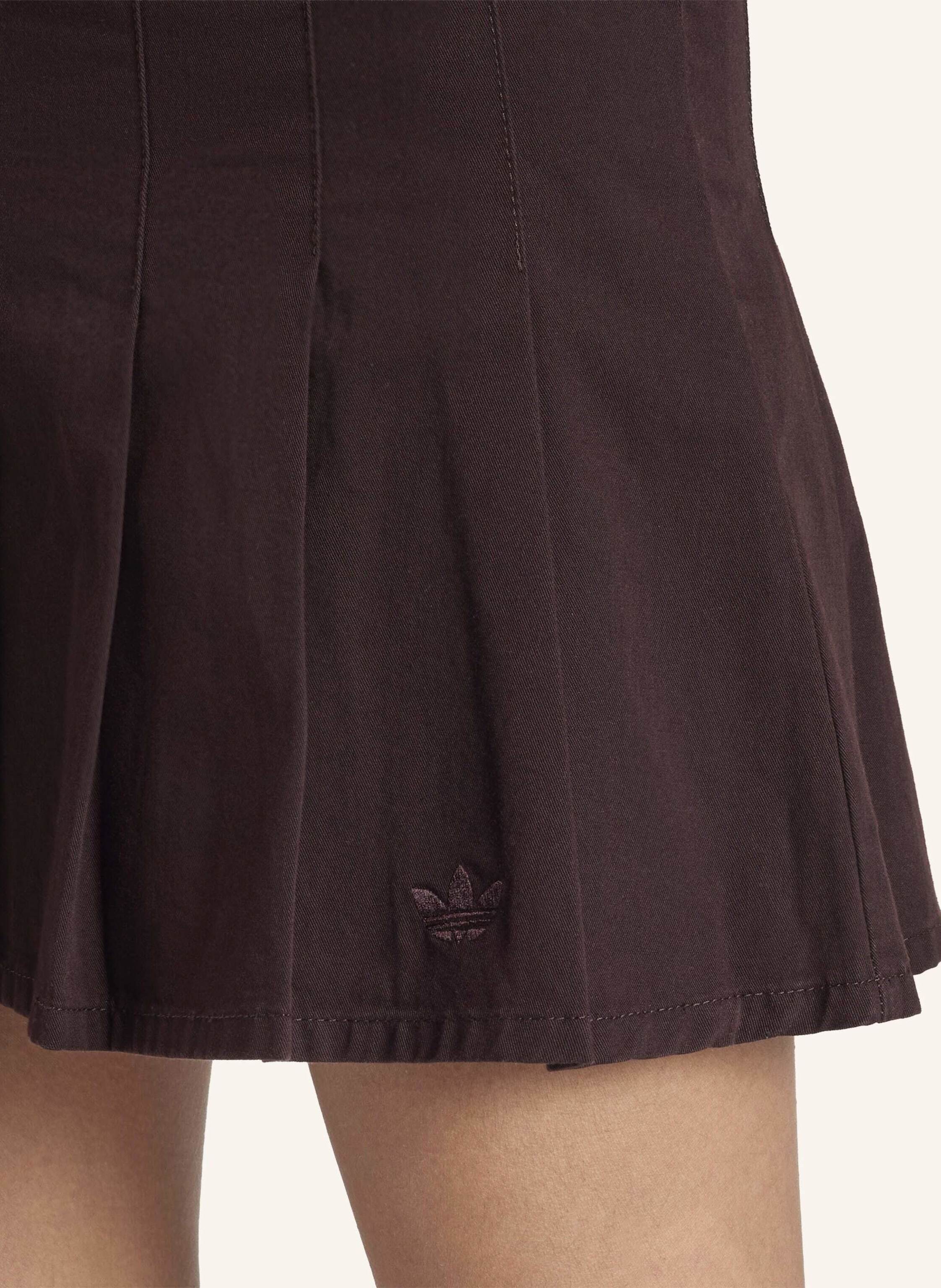 Thumbnail - Adidas Originals Twill-Faltenrock braun