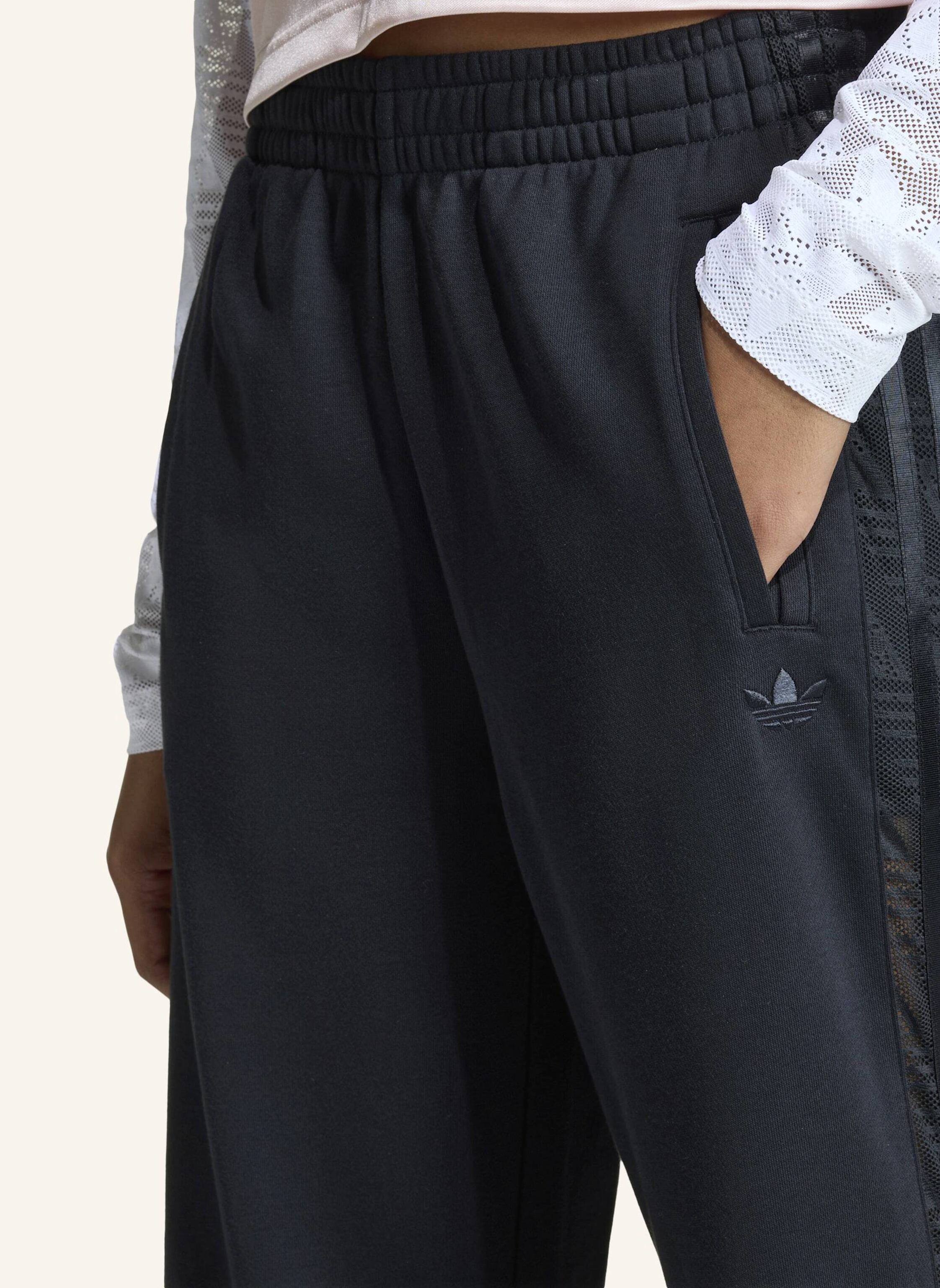 Thumbnail - Adidas Originals Weite Spitzenhose schwarz