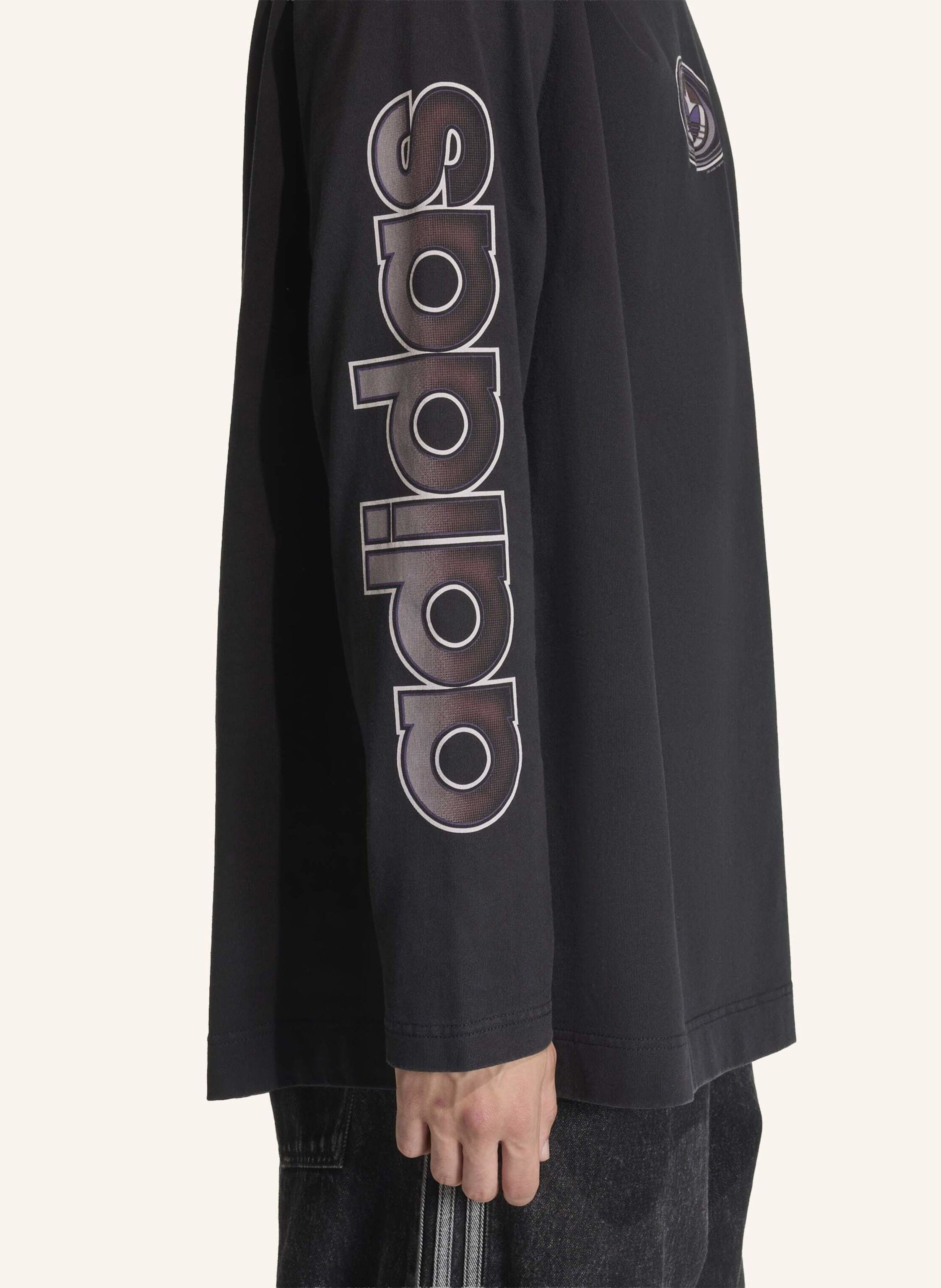 Thumbnail - Adidas Originals 90s Alternative Sport Archive Graphic Longsleeve schwarz