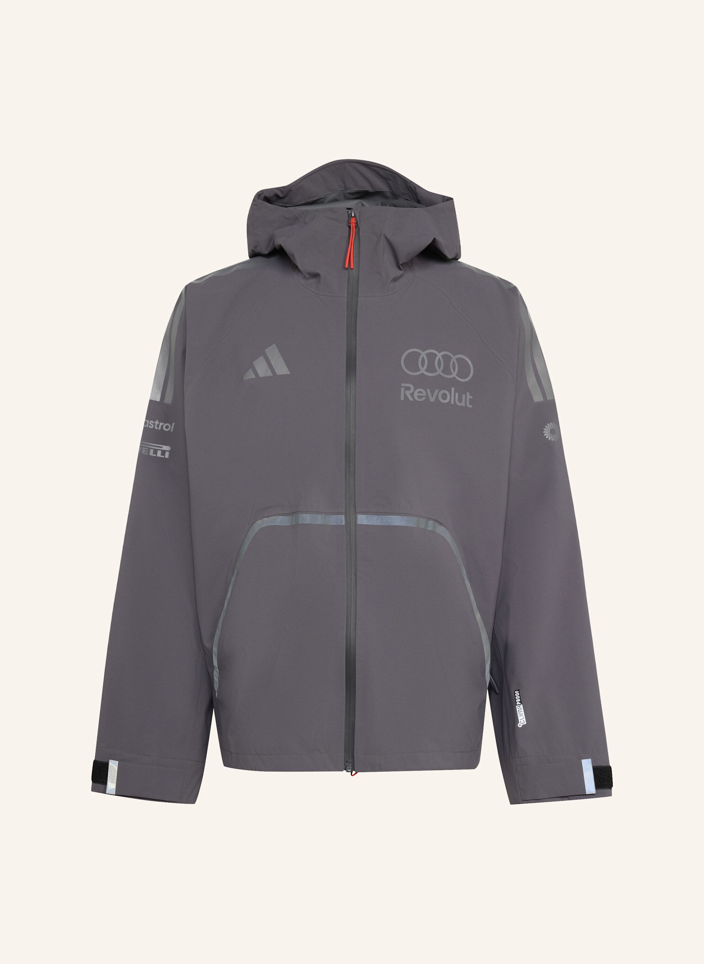 Adidas Audi Revolut f1 Team Engineers & Marketing Regenjacke grau