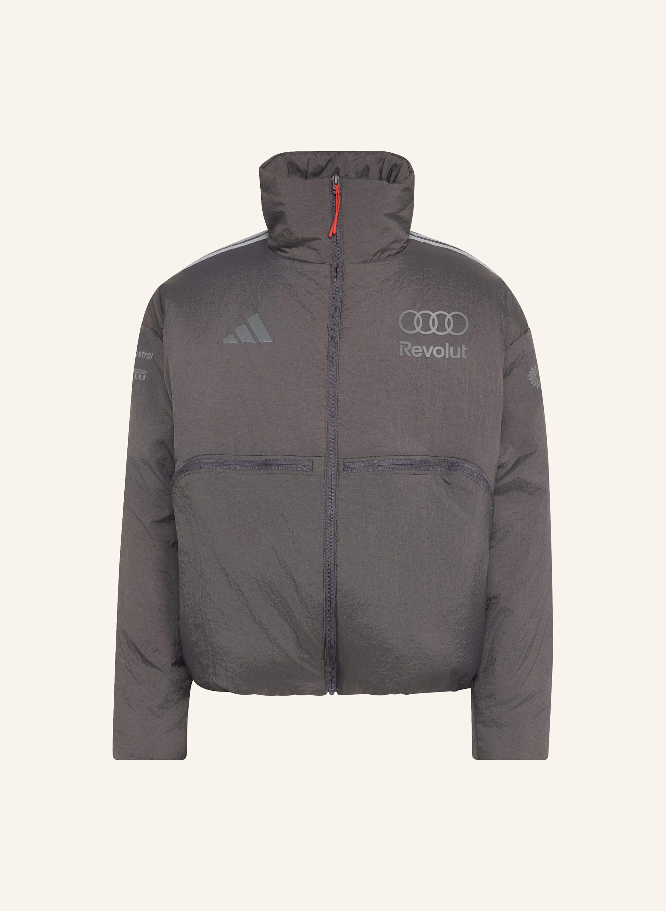 Adidas Audi Revolut f1 Team Engineers & Marketing Puffer Jacke grau