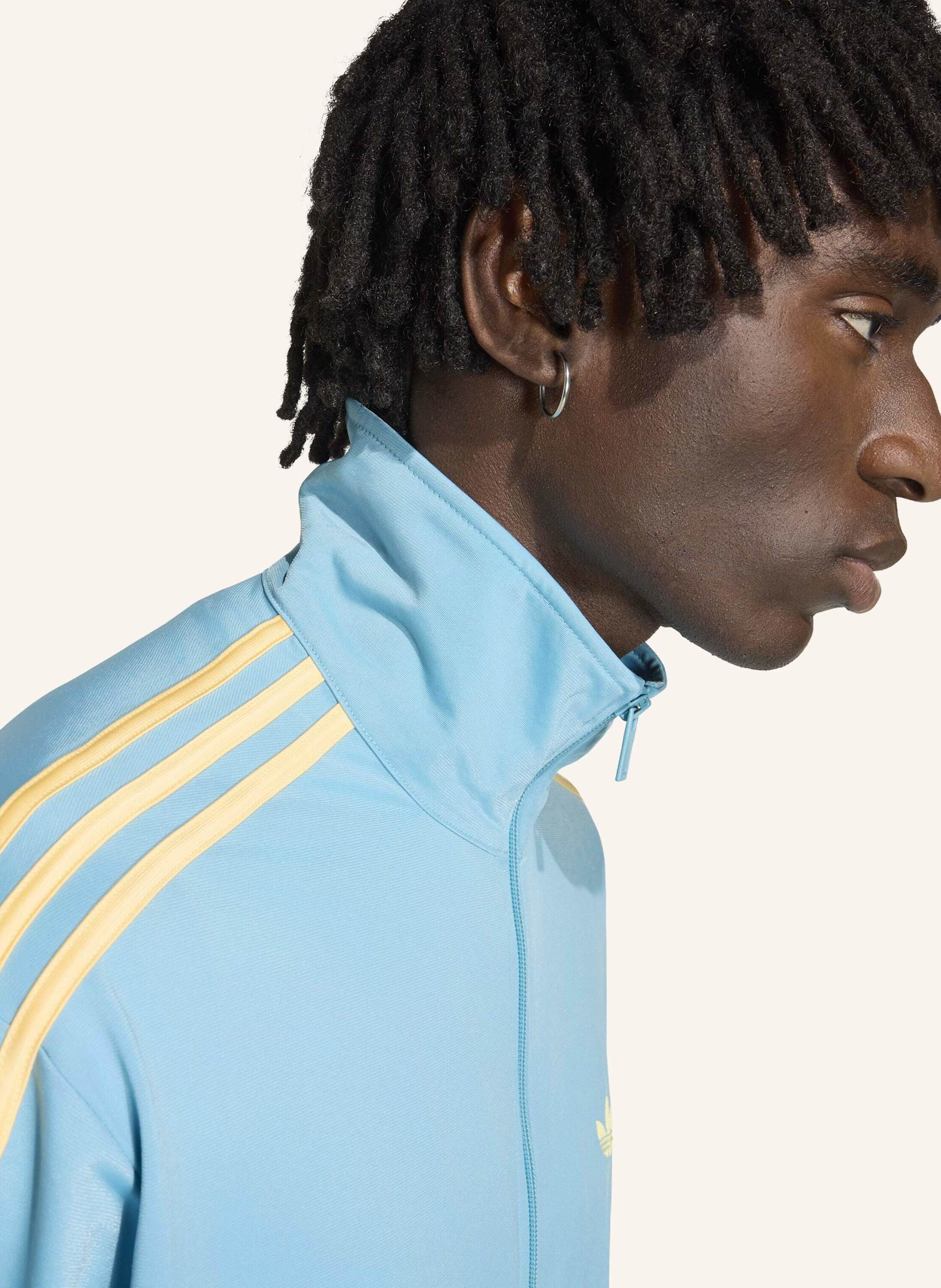 Thumbnail - Adidas Originals Sweatjacke Firebird Mit Galonstreifen blau