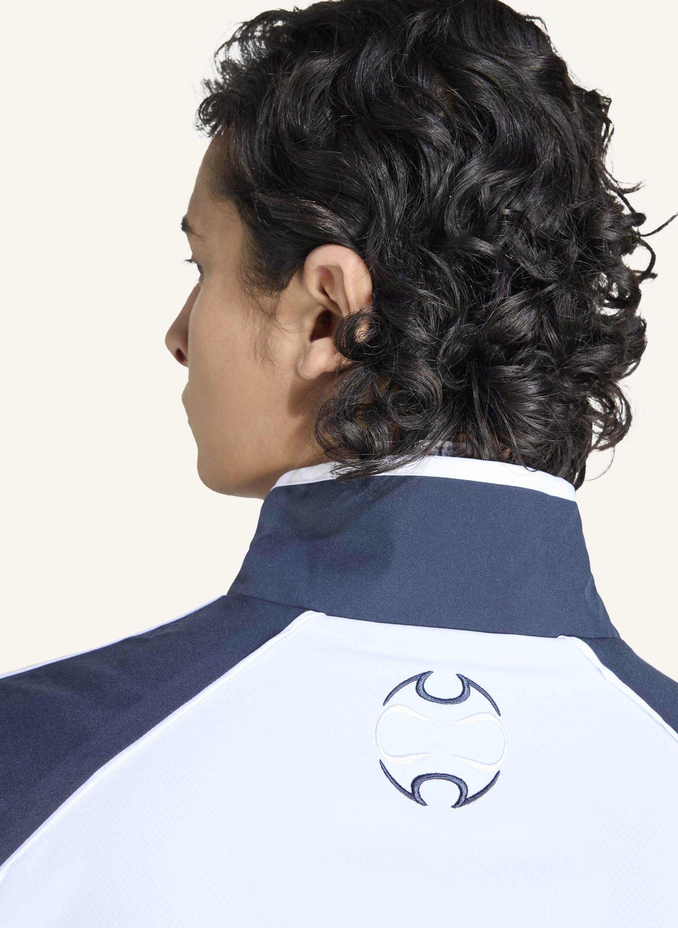 Thumbnail - Adidas Originals Teamgeist Half Zip Sweatshirt. blau